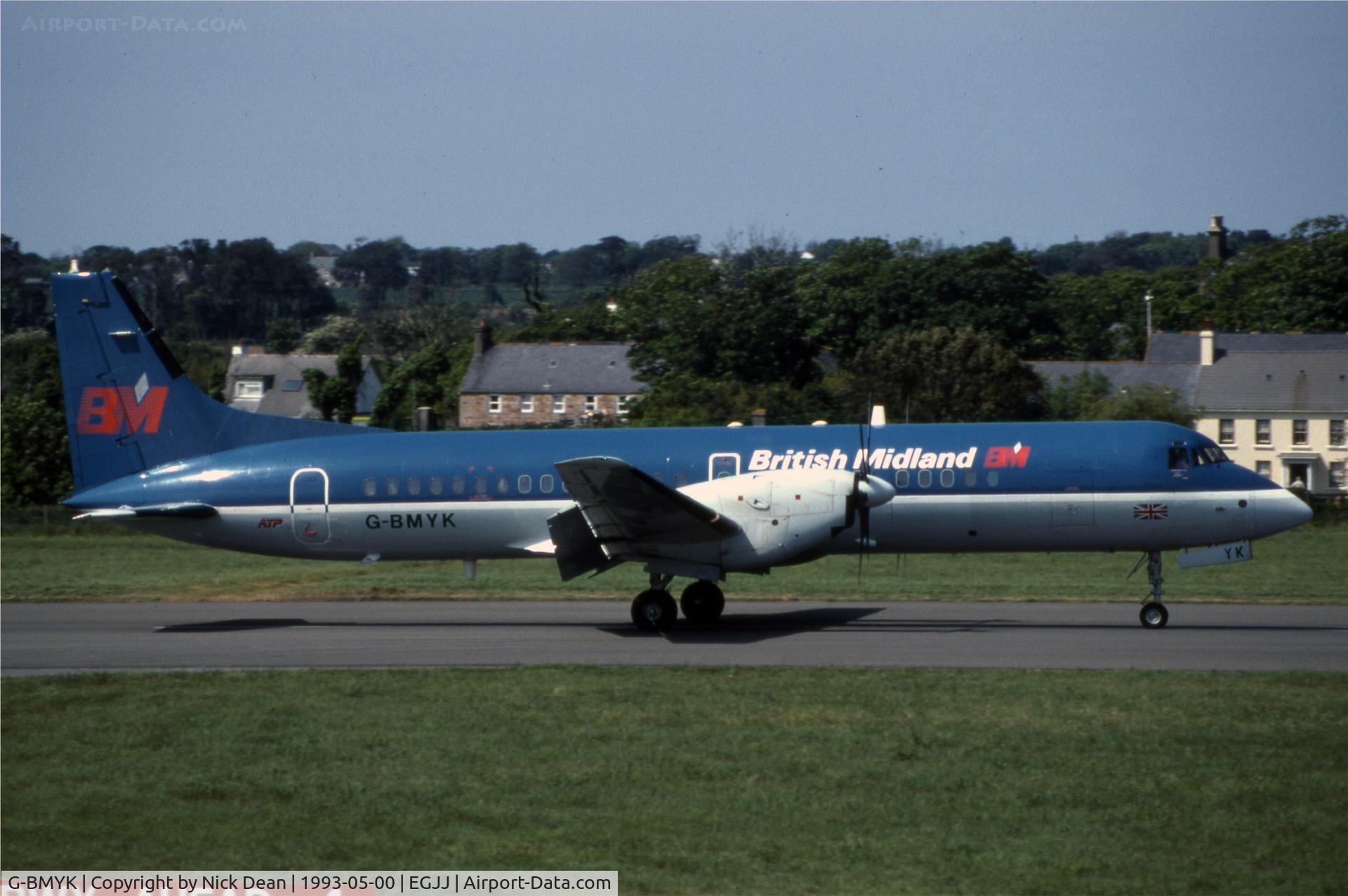 G-BMYK, 1987 British Aerospace ATP C/N 2003, EGJJ