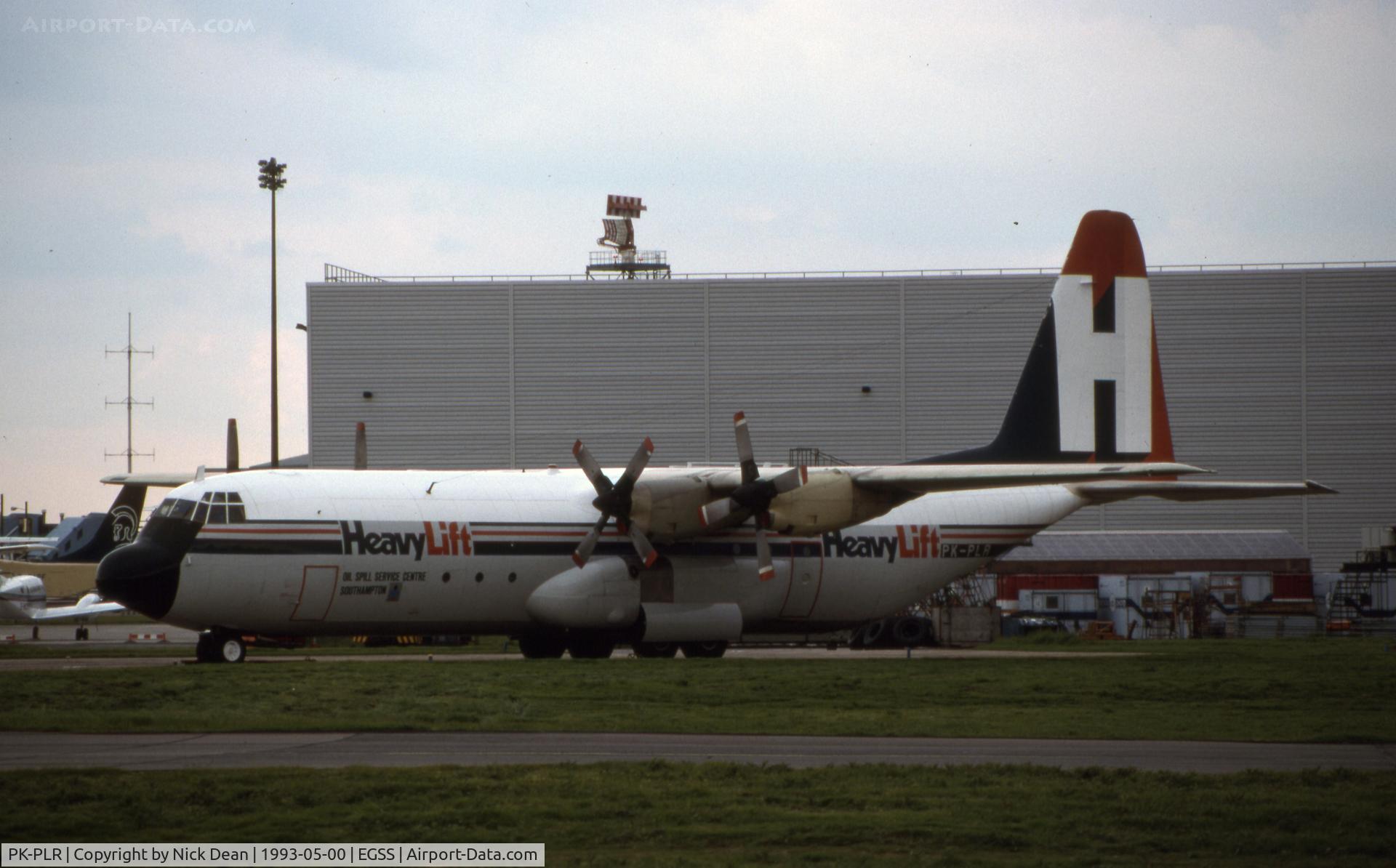 PK-PLR, 1981 Lockheed L-100-30 Hercules (L-382G) C/N 382-4889, EGSS