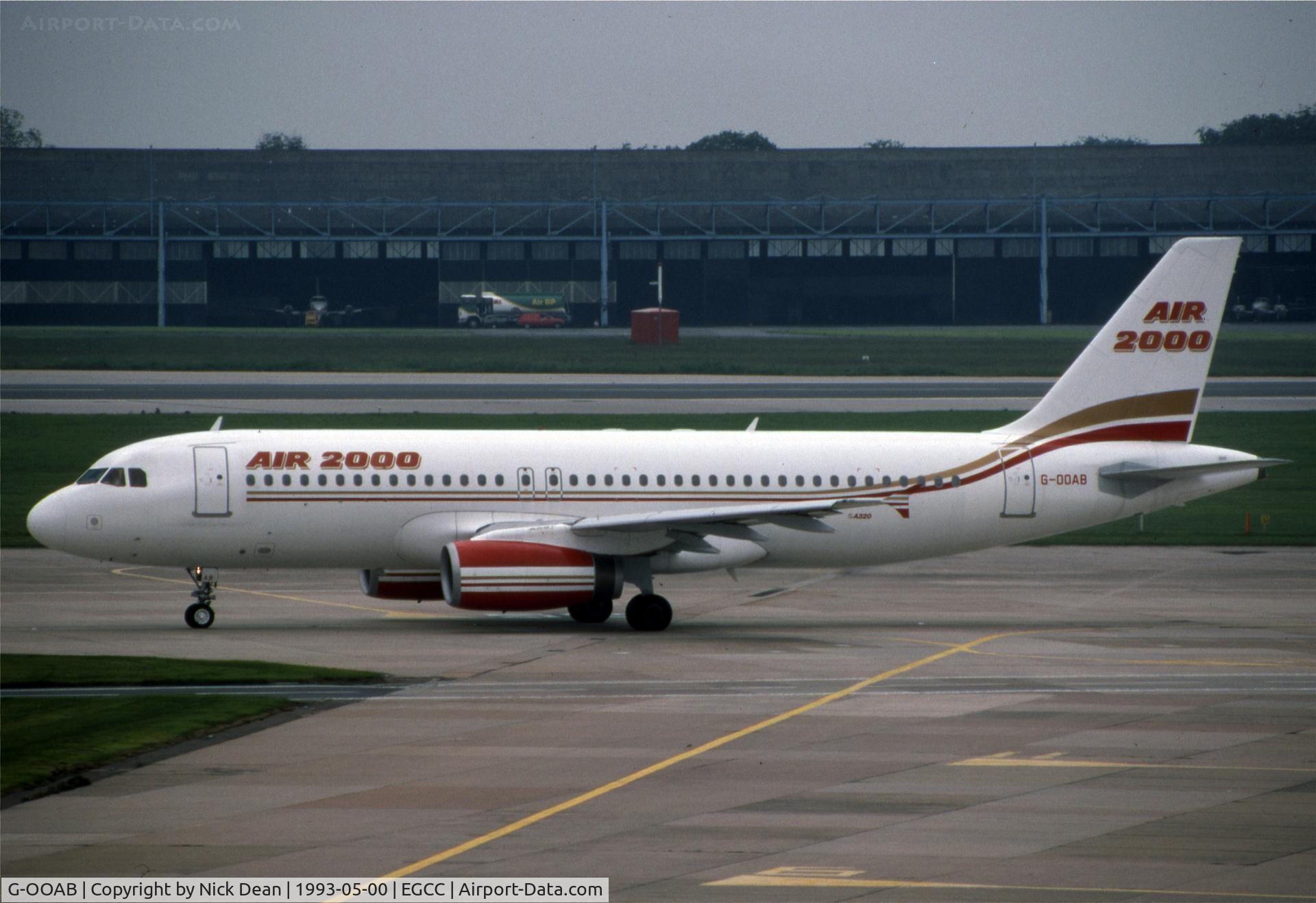 G-OOAB, 1992 Airbus A320-231 C/N 292, EGCC