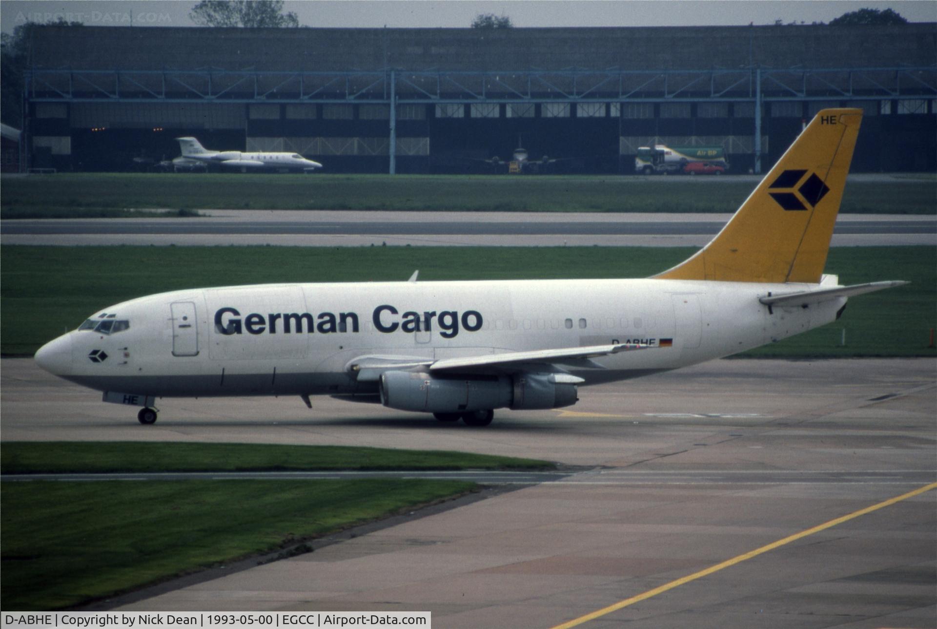 D-ABHE, 1971 Boeing 737-230C C/N 20258, EGCC