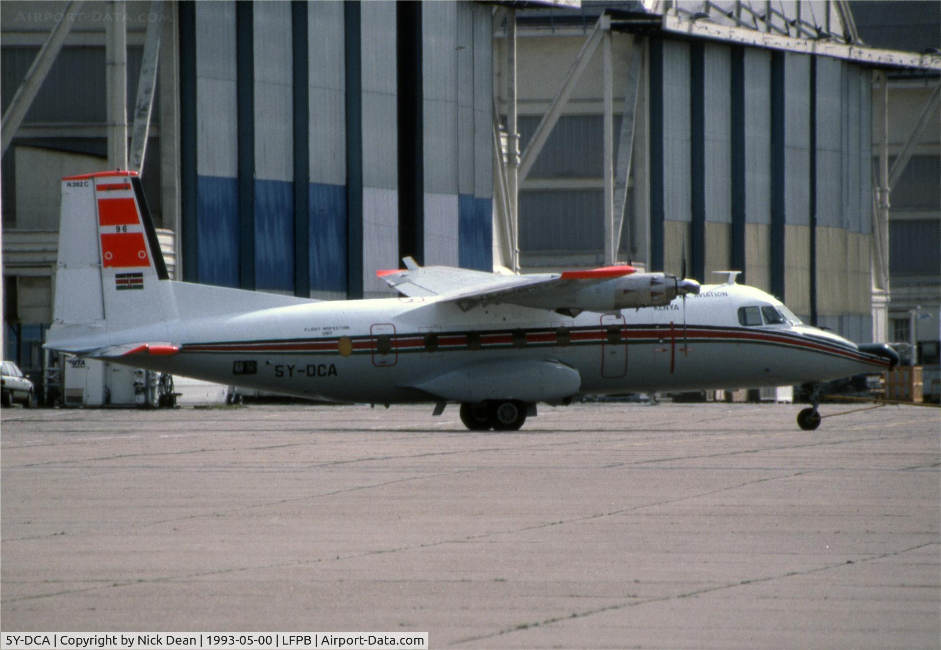 5Y-DCA, 1972 Aerospatiale N-262-C63 Fregate C/N 96, LFPB