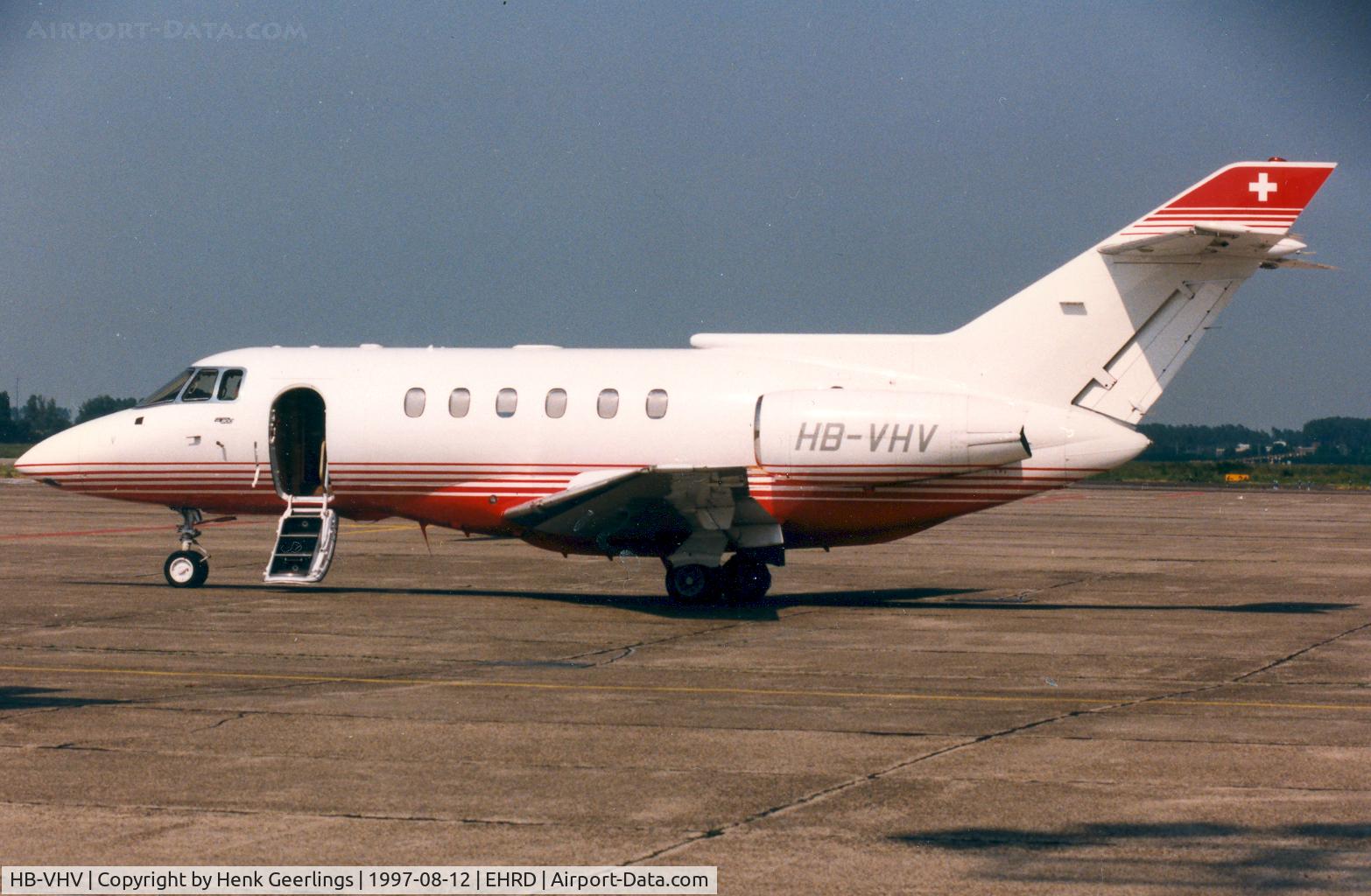 HB-VHV, 1989 British Aerospace BAe.125-800A C/N 258153, CAZ-CAT Aviation