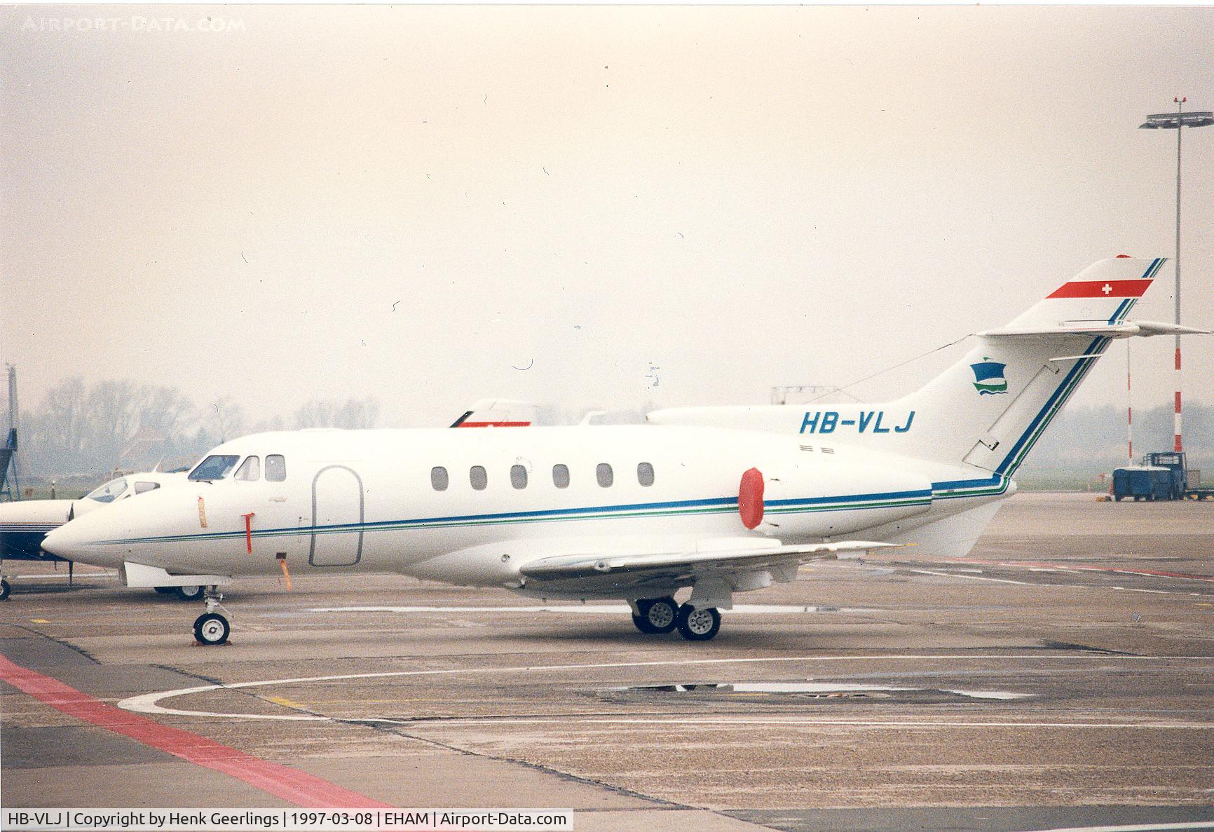 HB-VLJ, British Aerospace HS.125-700A C/N 257030, Schiphol - East