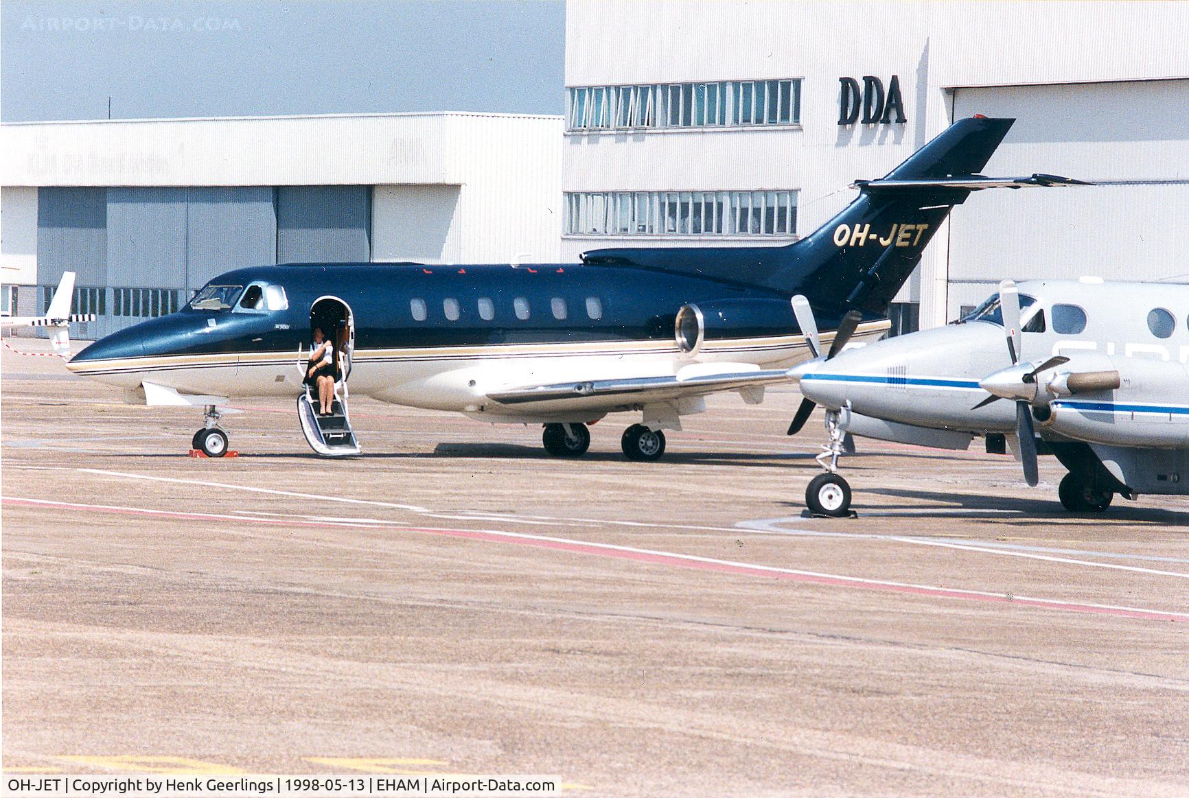 OH-JET, 1981 British Aerospace HS.125 Series 700B C/N 257136, Jetflite Helsinki