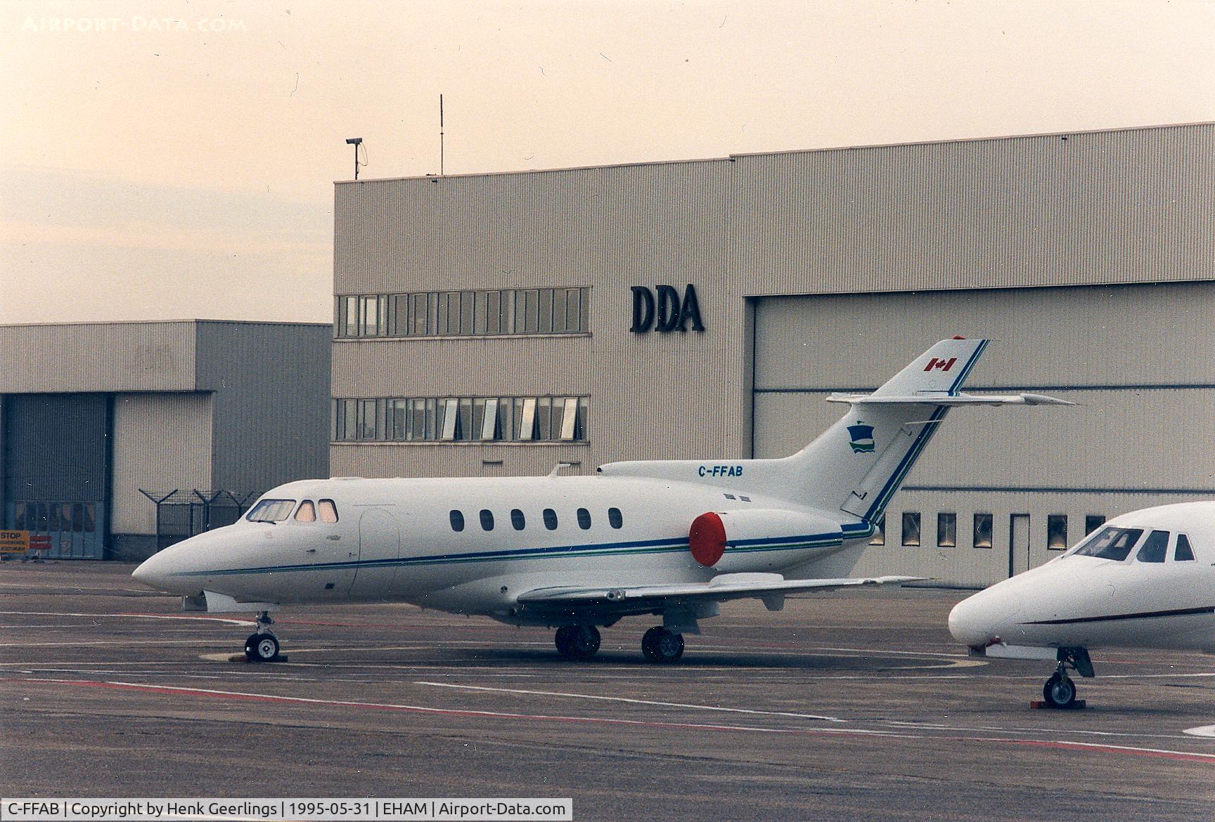 C-FFAB, 1978 Hawker Siddeley HS.125 Series 700A C/N 257030, Schiphol - East