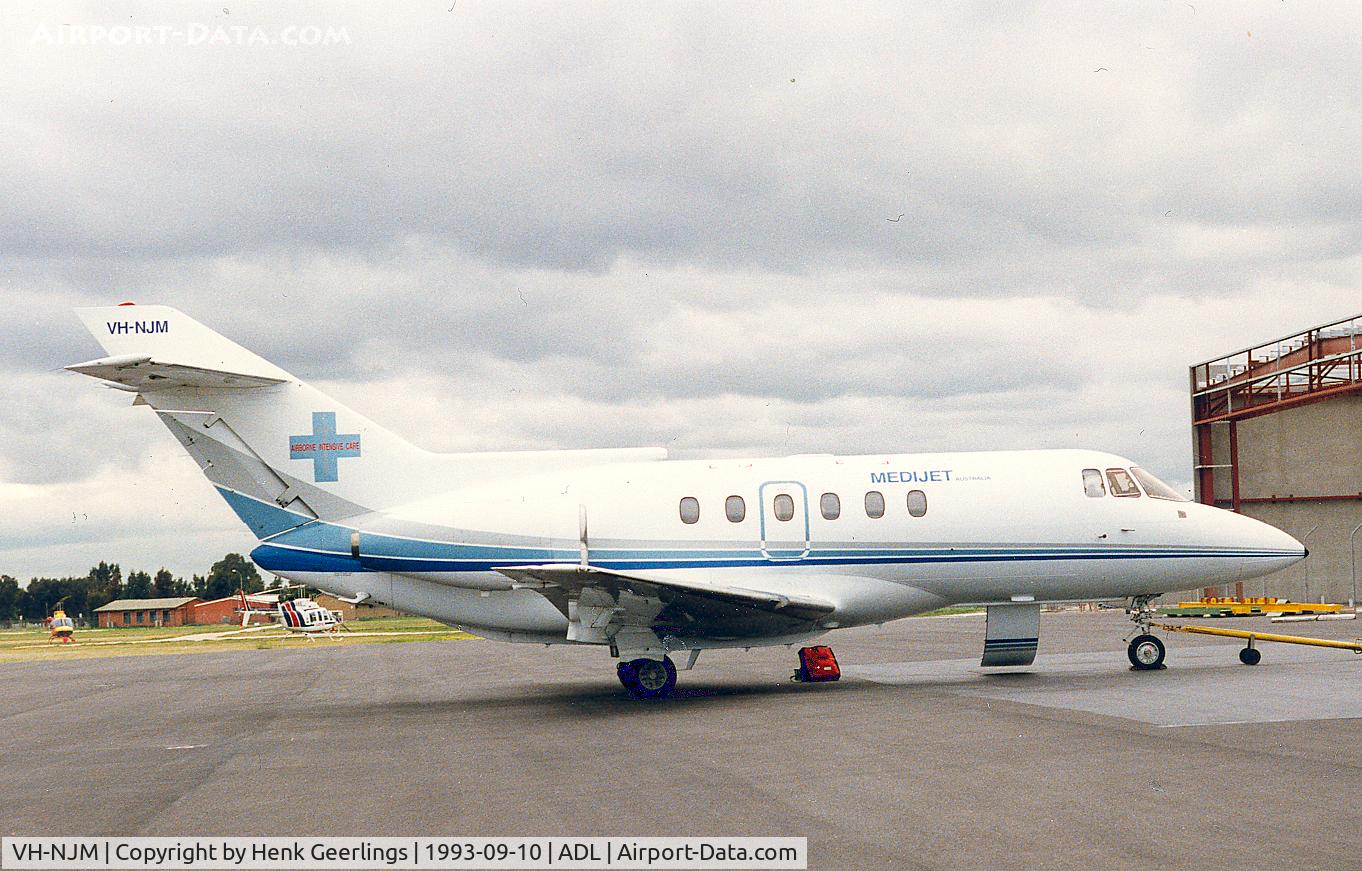 VH-NJM, 1983 British Aerospace BAe.125-800B C/N 258002, Medijet