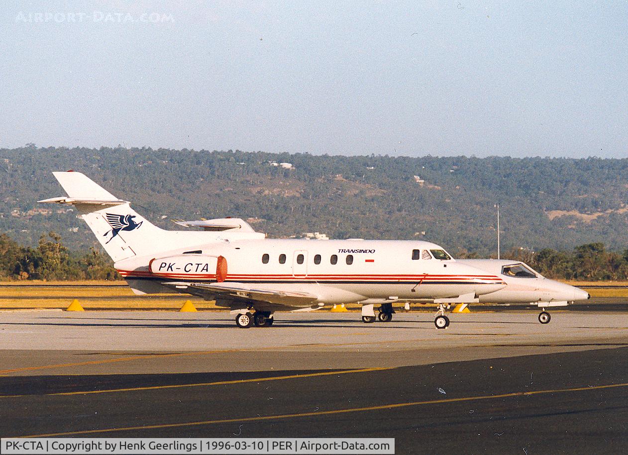 PK-CTA, Hawker Siddeley 125-700A C/N 257153, Transindo