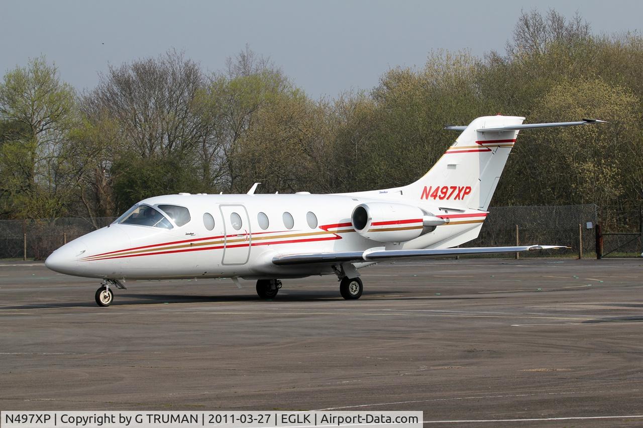 N497XP, 2006 Raytheon 400A BeechJet C/N RK-497, Just arrived at Blackbushe