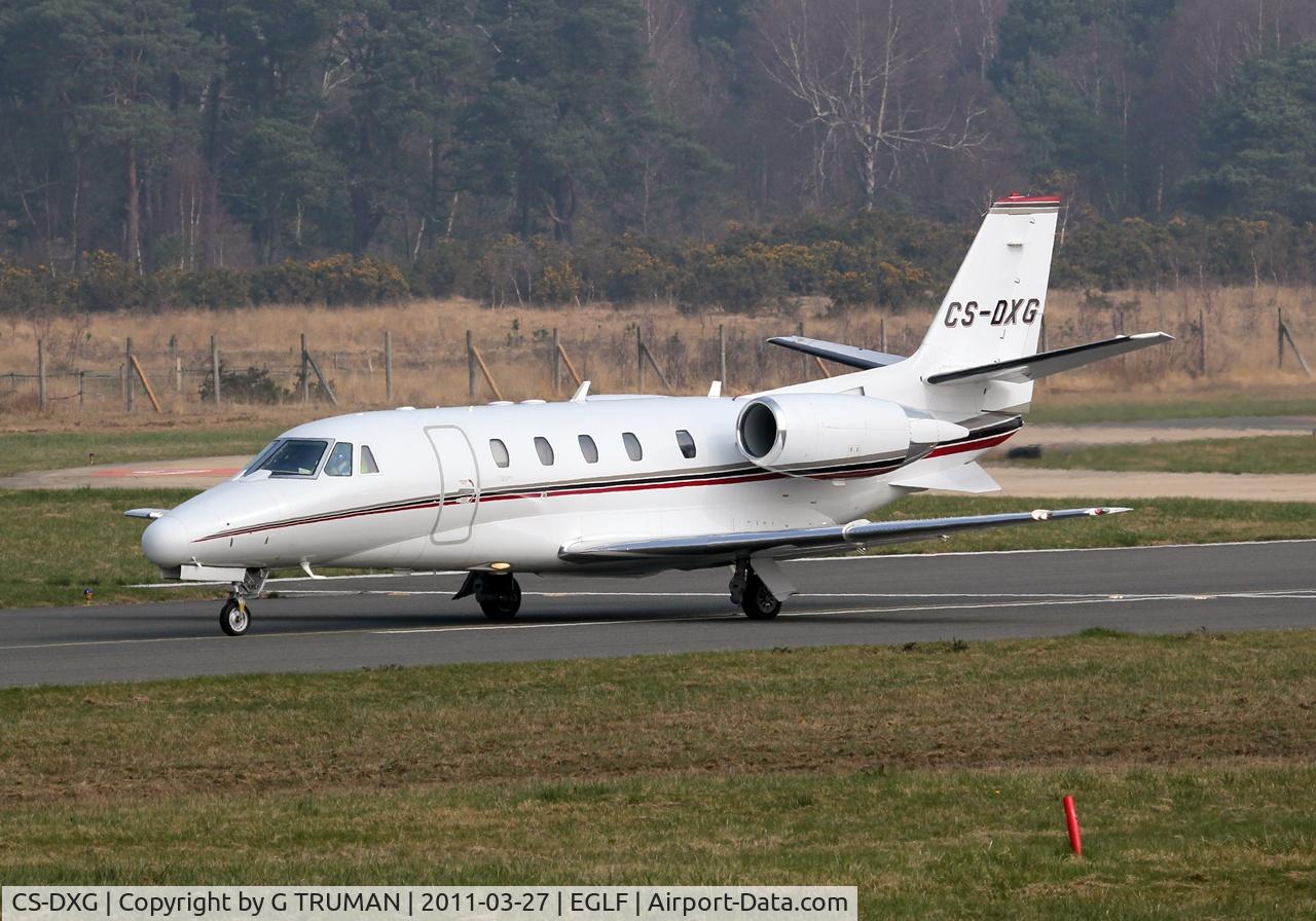 CS-DXG, 2005 Cessna 560XLS Citation Excel C/N 560-5595, Taxying out for departure