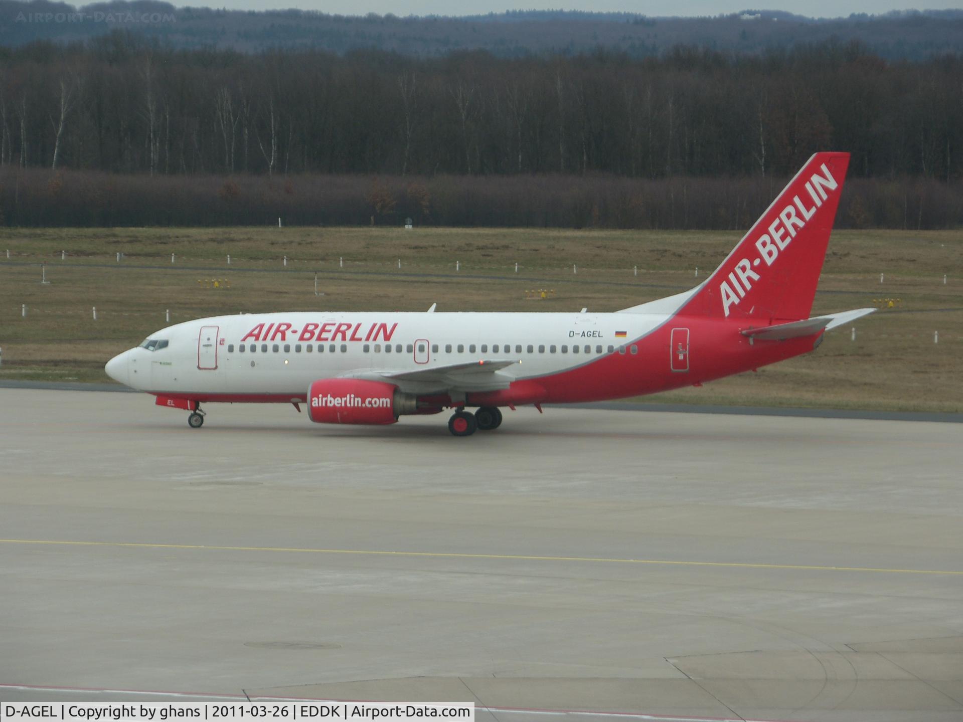 D-AGEL, 1997 Boeing 737-75B C/N 28110, Air Berlin