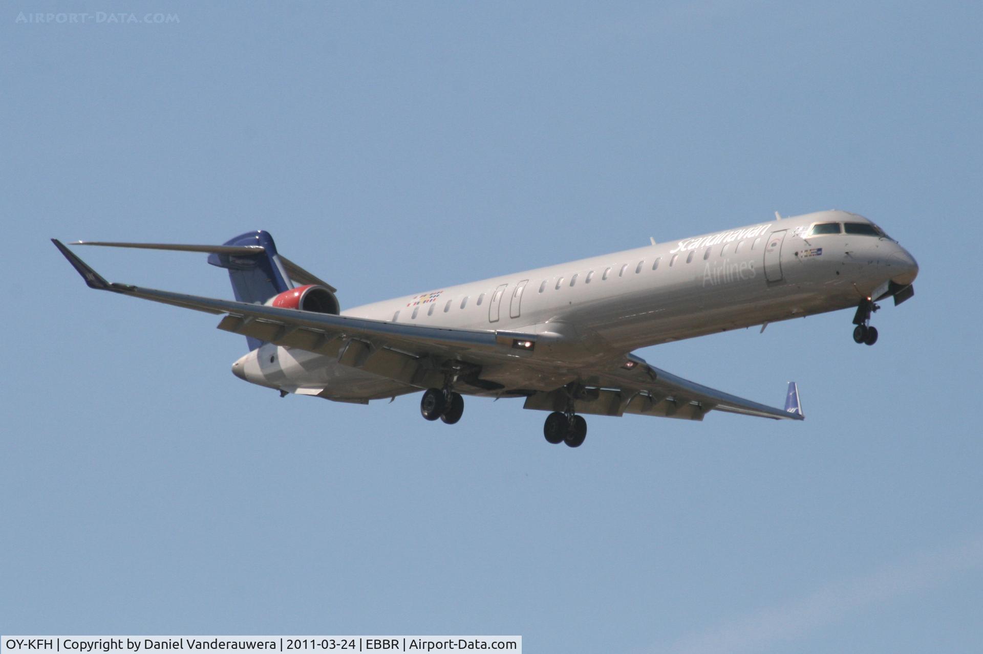 OY-KFH, 2009 Bombardier CRJ-900 (CL-600-2D24) C/N 15240, Arrival of flight SK1591 to RWY 02