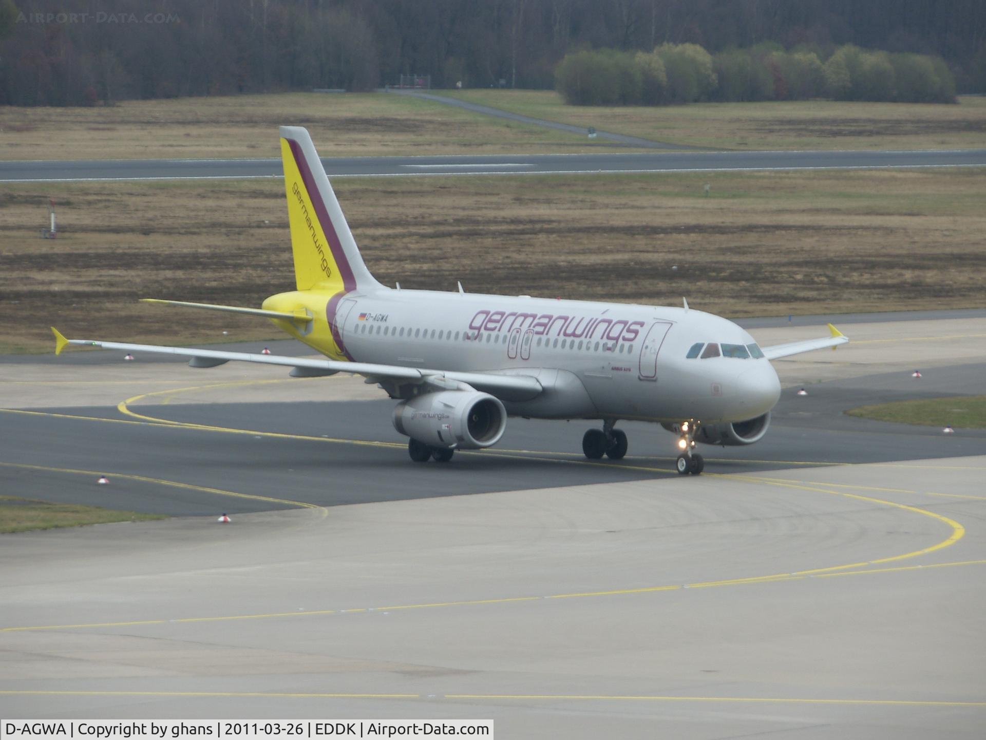 D-AGWA, 2006 Airbus A319-132 C/N 2813, Germanwings