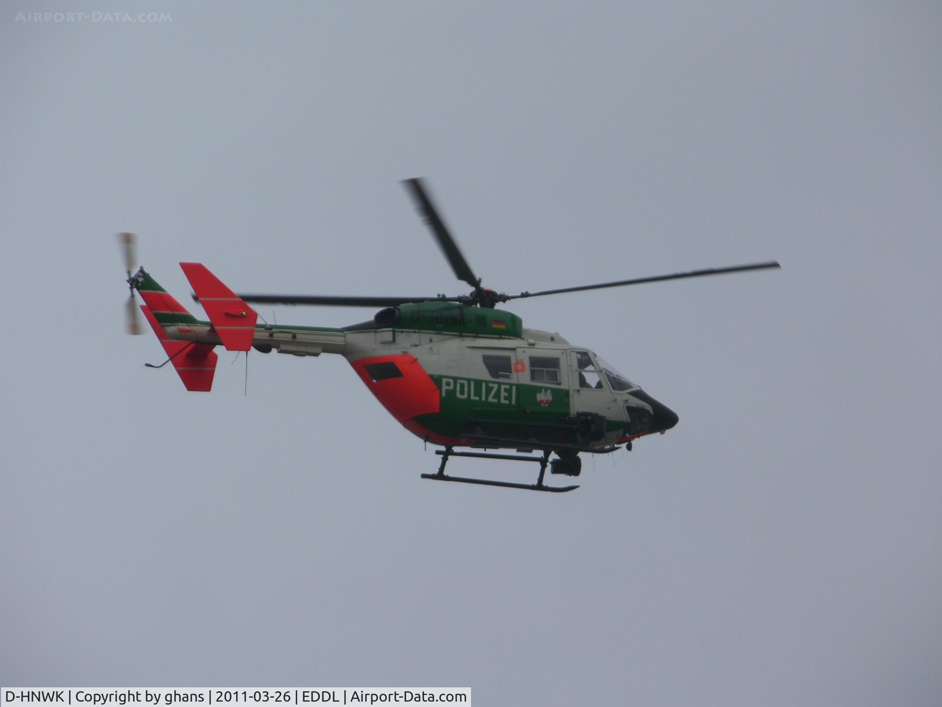 D-HNWK, 1989 Eurocopter-Kawasaki BK-117B-2 C/N 7200, Polizei