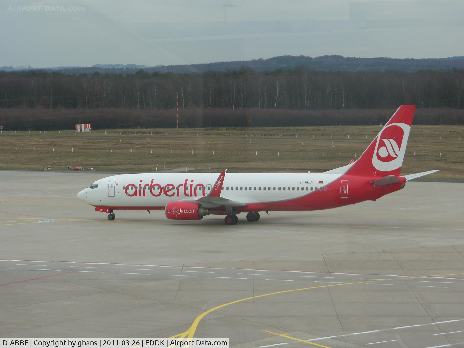 D-ABBF, 2002 Boeing 737-86J C/N 32917, Air Berlin