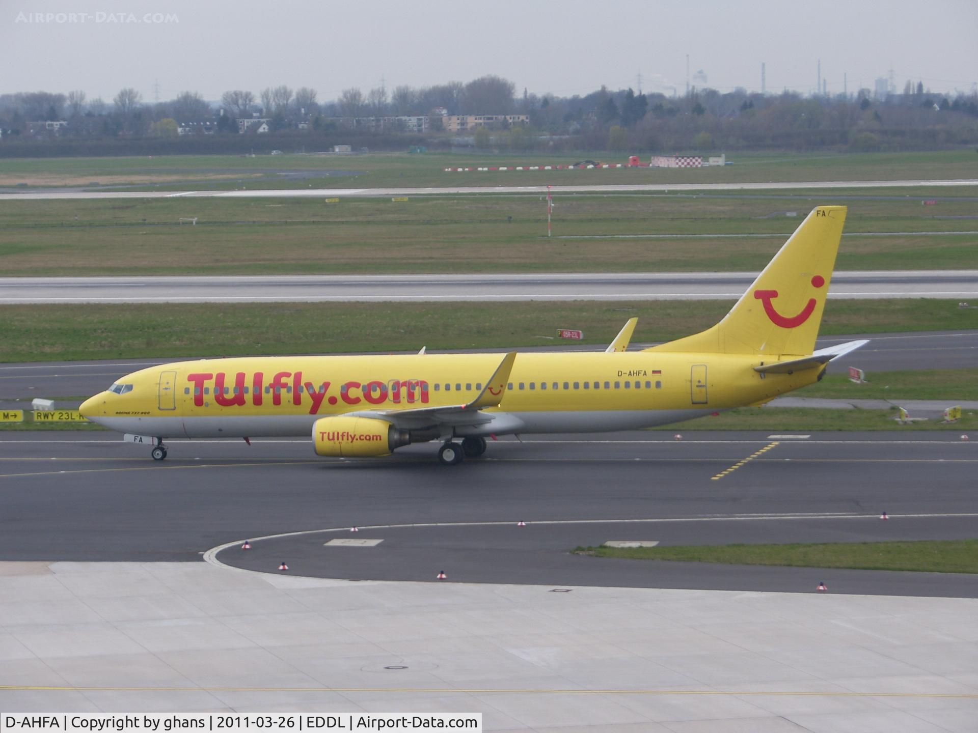 D-AHFA, 1997 Boeing 737-8K5 C/N 27981, Tuifly
