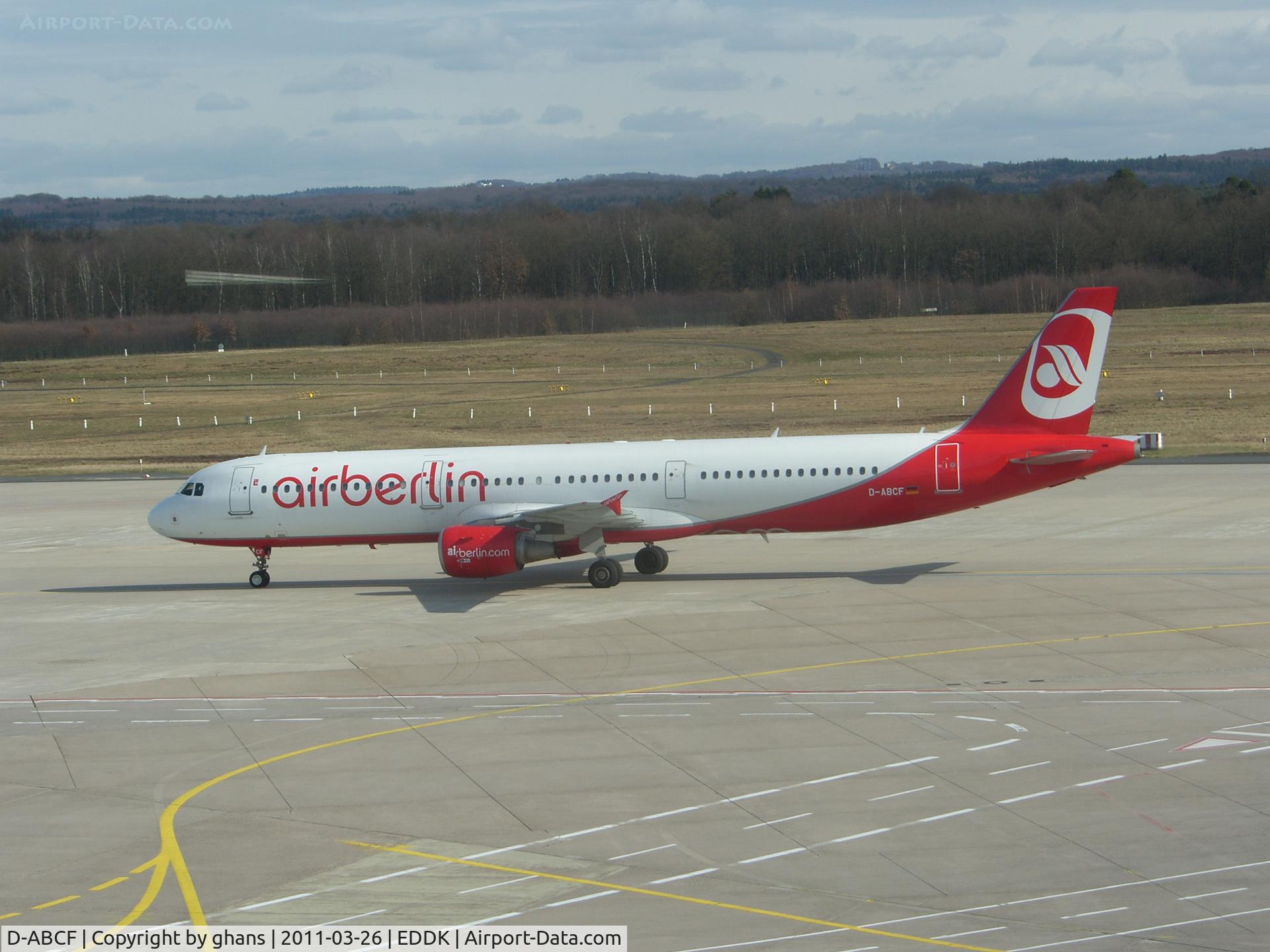 D-ABCF, 2003 Airbus A321-211 C/N 1966, Air Berlin