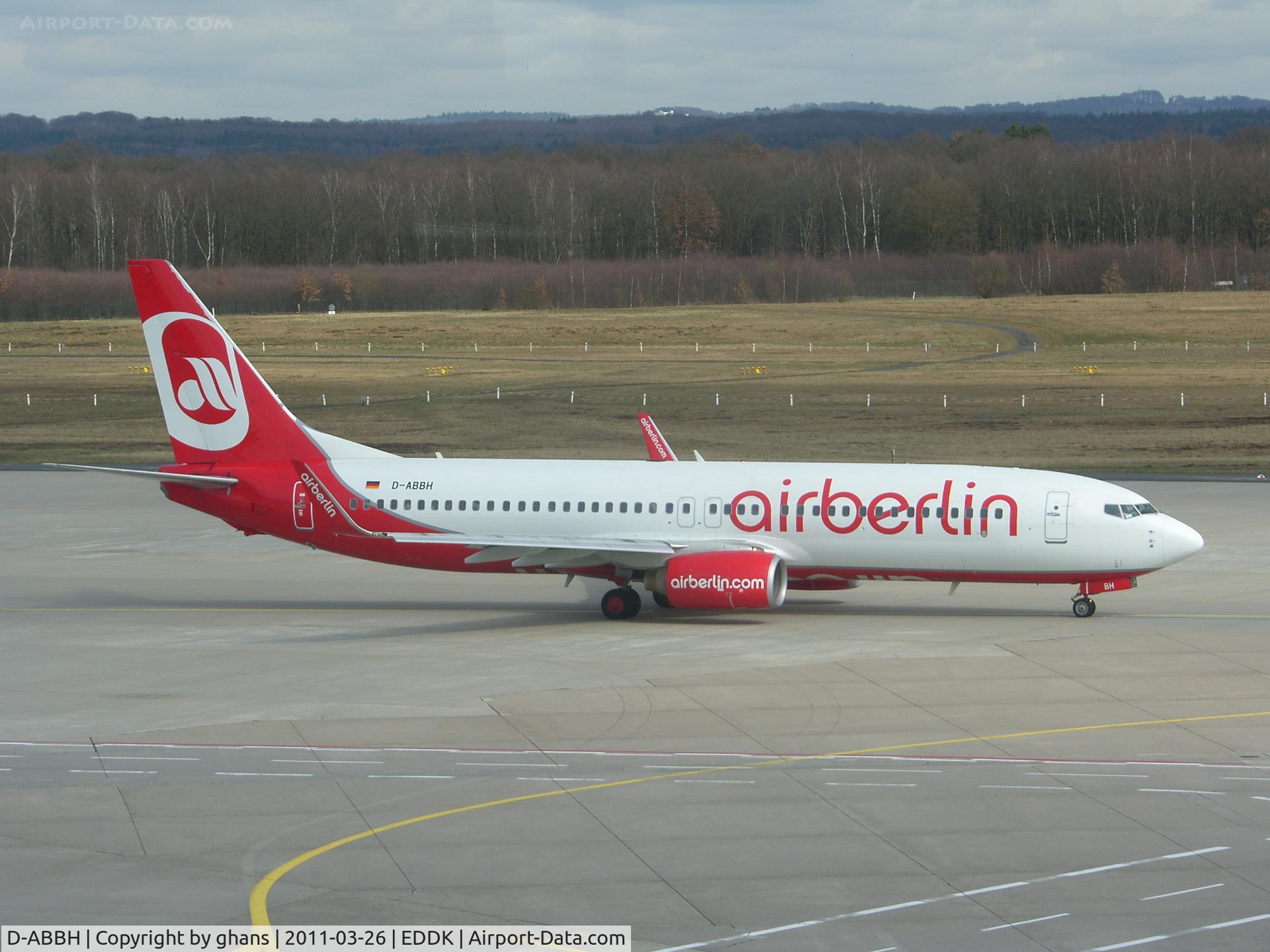 D-ABBH, 2003 Boeing 737-86J C/N 32919, Air Berlin
