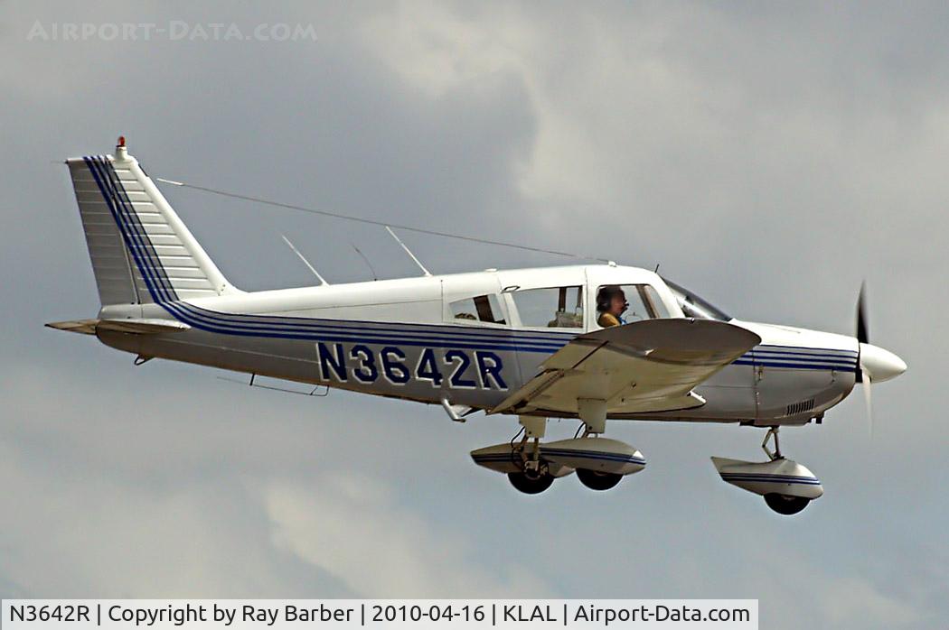 N3642R, 1970 Piper PA-28-180 Cherokee C/N 28-5738, Piper PA-28-180 Cherokee E [28-5738] Lakeland-Linder~N 16/04/2010.