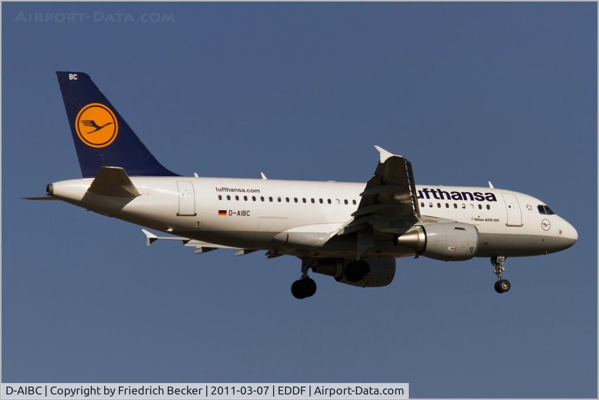 D-AIBC, 2010 Airbus A319-112 C/N 4332, on final