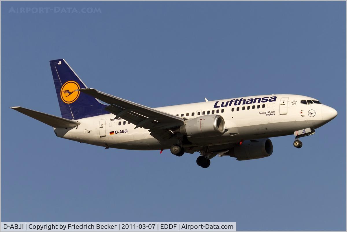D-ABJI, 1991 Boeing 737-530 C/N 25358, on final