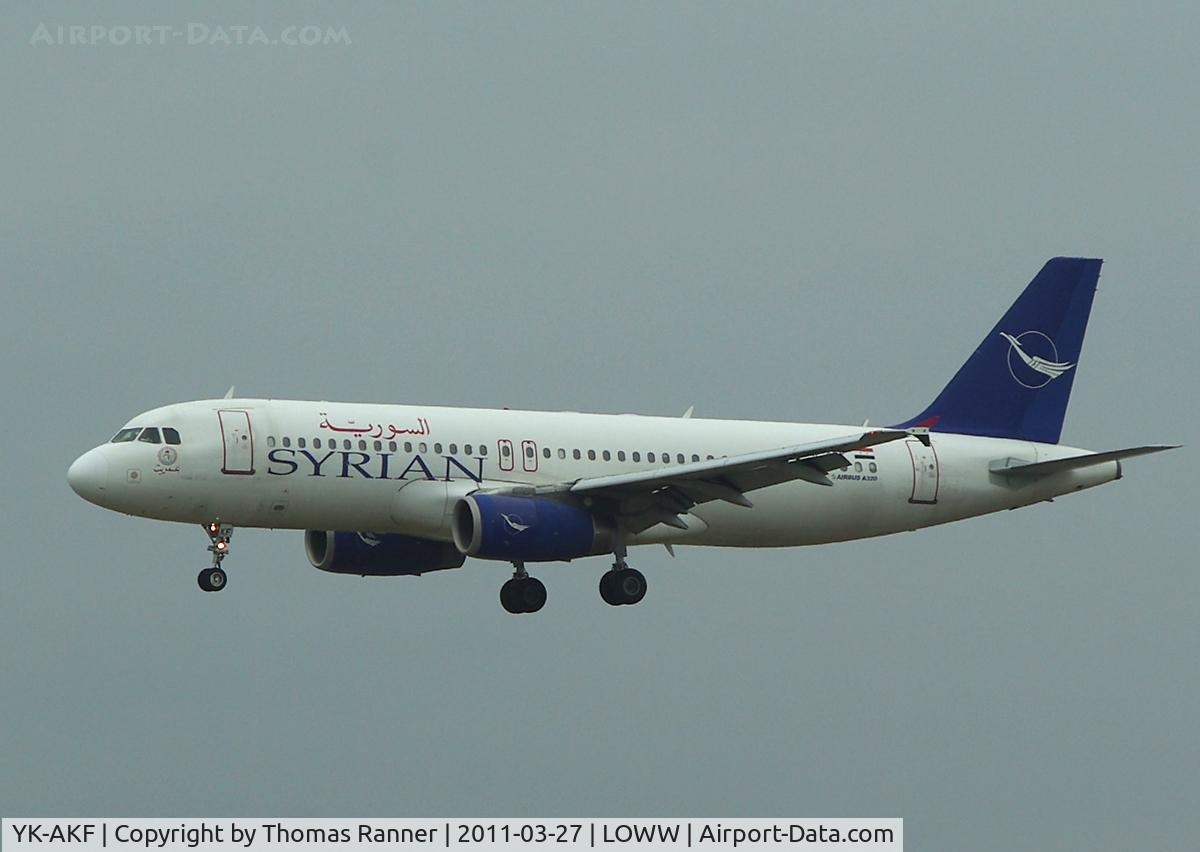 YK-AKF, 1999 Airbus A320-232 C/N 1117, Syrian Airbus A320