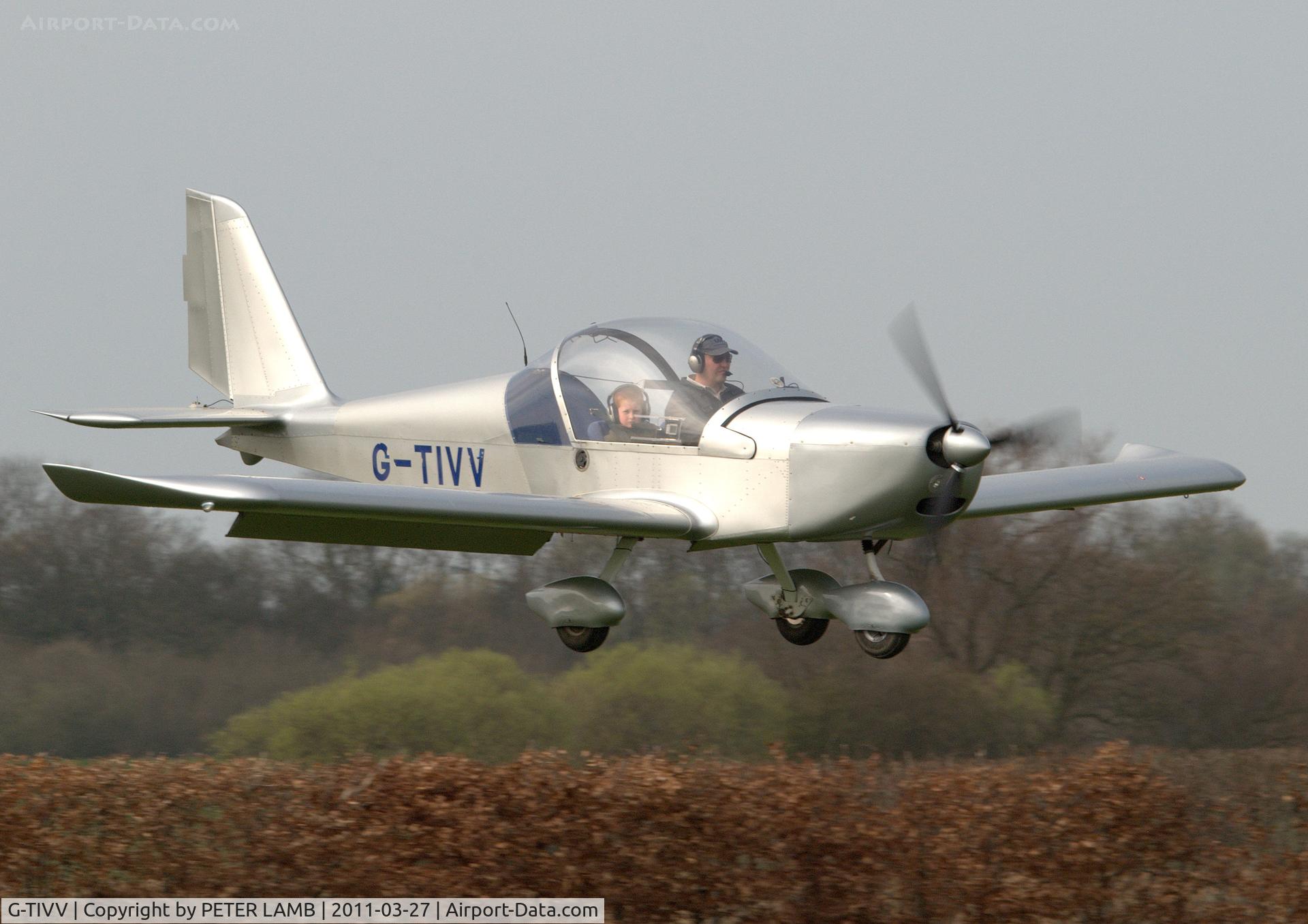 G-TIVV, 2005 Aerotechnik EV-97 Eurostar C/N PFA 315-14435, Photo taken at Breighton E.Yorks