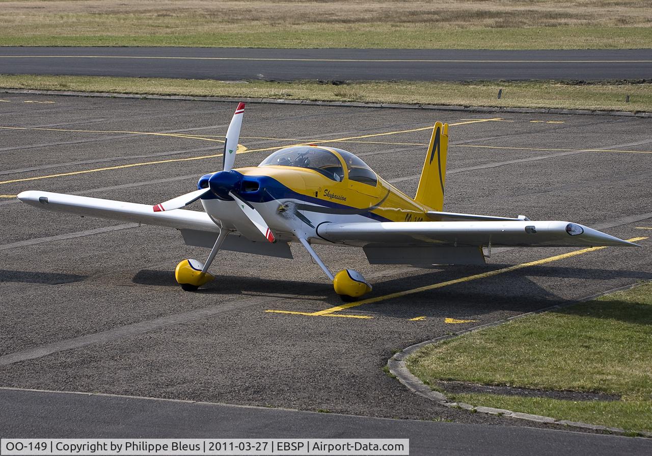 OO-149, 2008 Van's RV-7A C/N 71881, Parking position for this Van's RV-7 built by first owner from a kit.