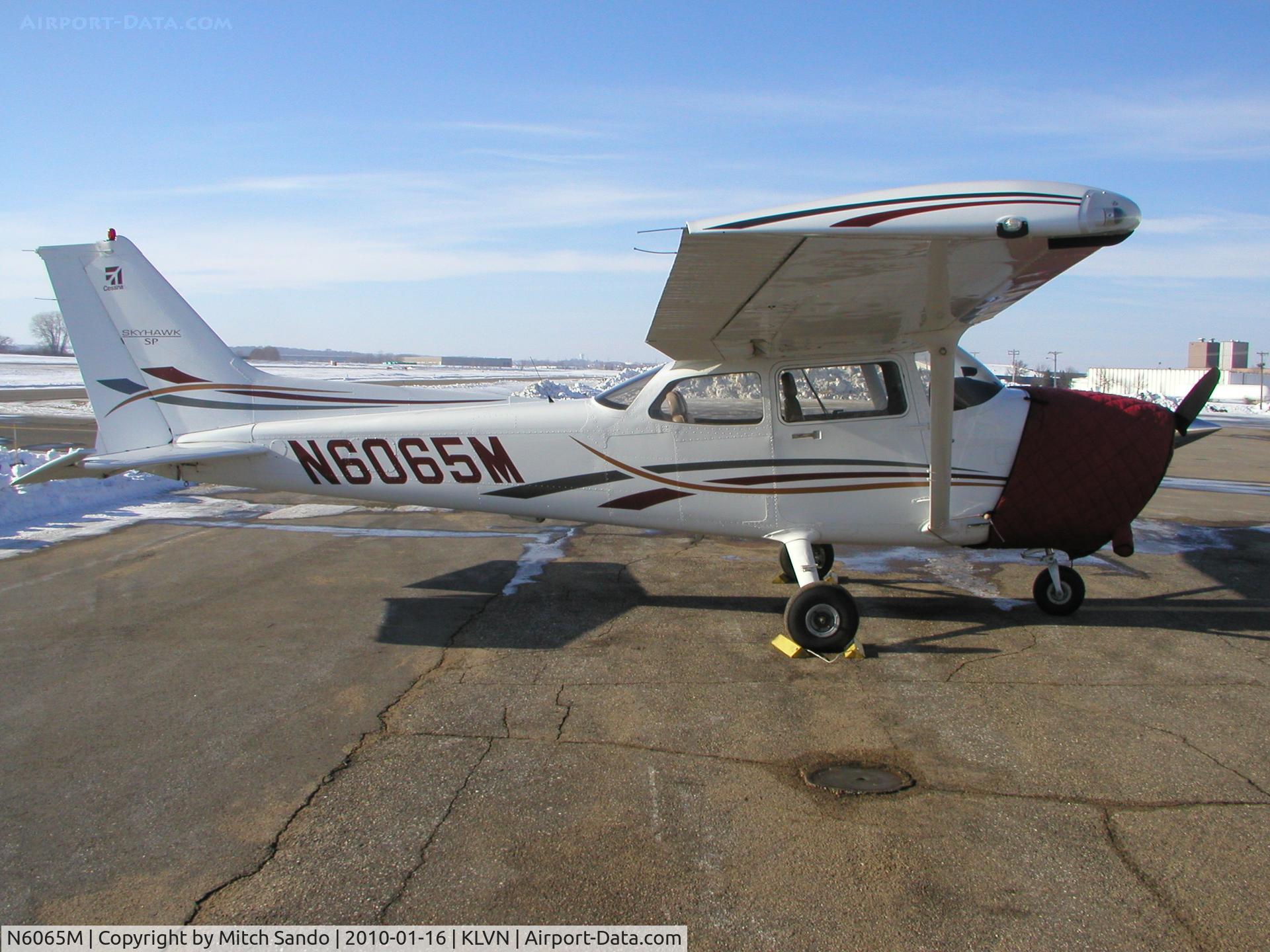 N6065M, 2006 Cessna 172S C/N 172S10251, Parked on the ramp at Airlake.