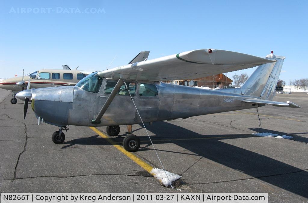N8266T, 1961 Cessna 175B Skylark C/N 17556966, Cessna 175B Skylark on the line.