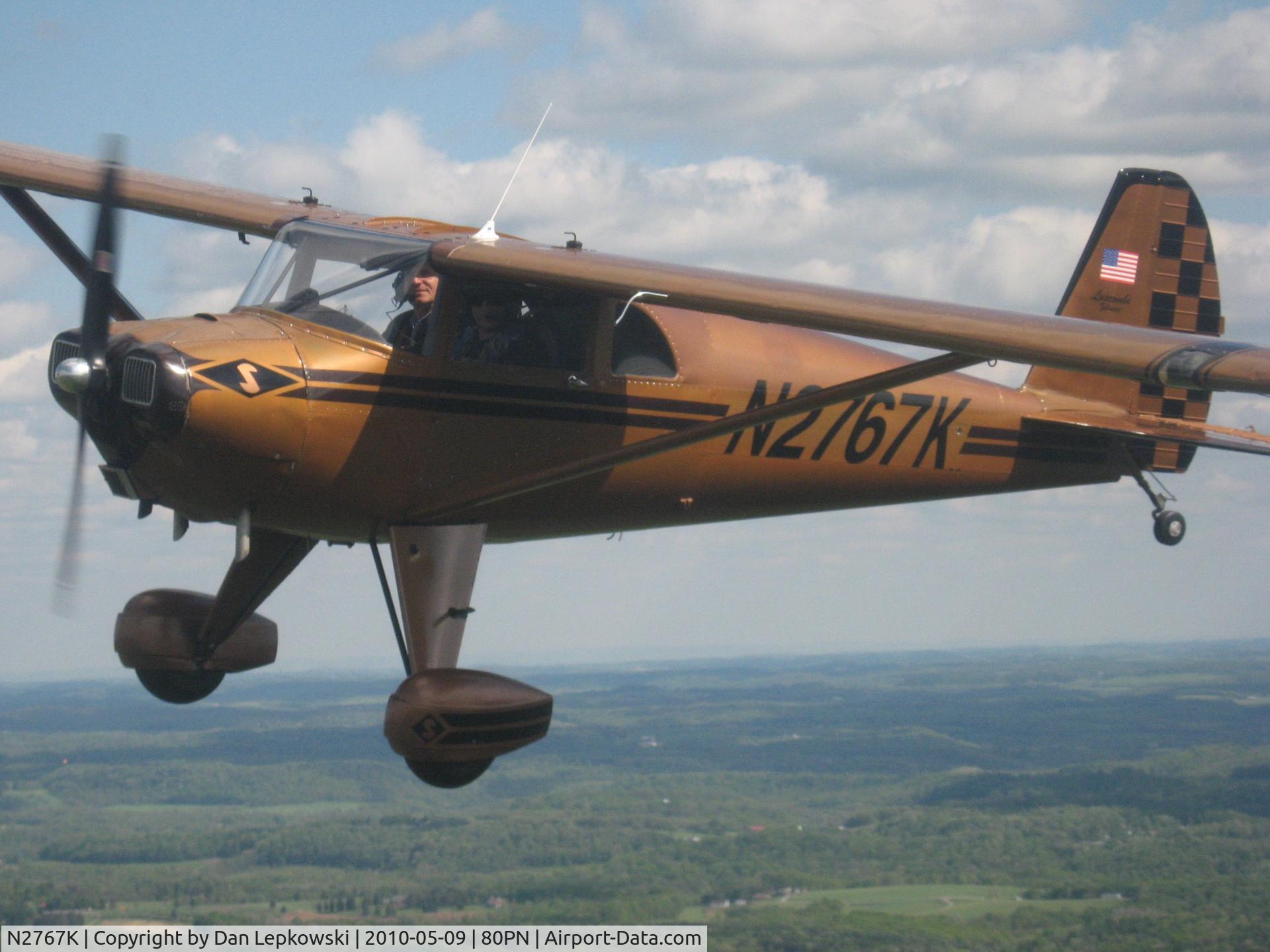 N2767K, 1947 Luscombe 8E Silvaire C/N 5494, My Luscombe 8E information with a 1946 Luscombe 8A
