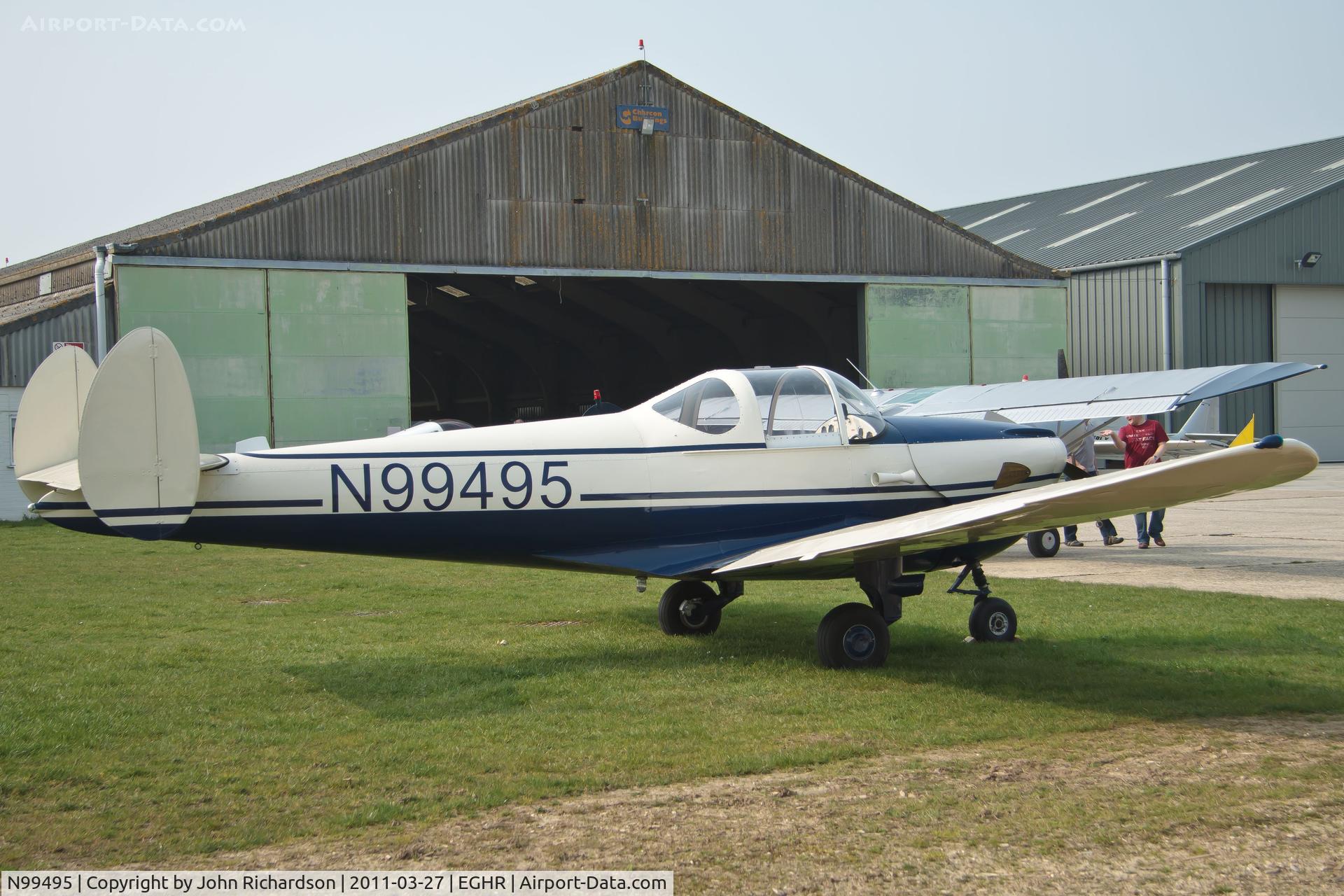 N99495, Erco 415C Ercoupe C/N 2118, Parked at Goodwood