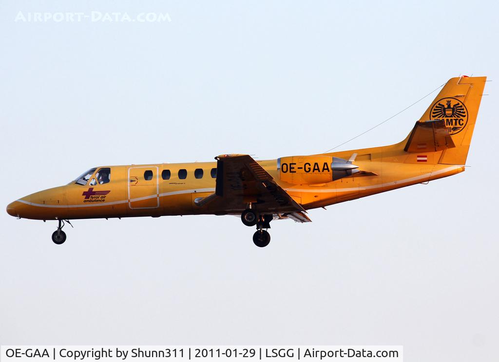 OE-GAA, Cessna 560 Citation V C/N 560-0111, Landing rwy 05