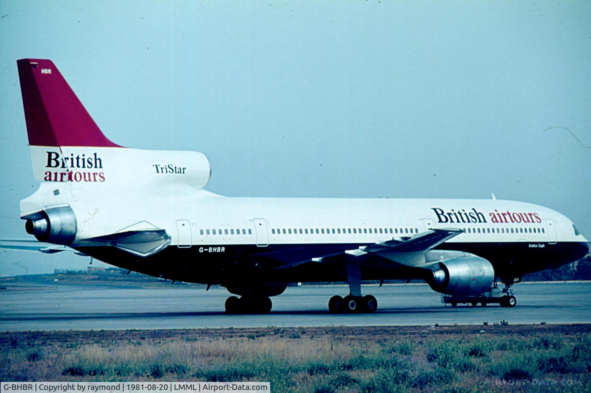 G-BHBR, 1981 Lockheed L-1011-385-1-15 TriStar 200 C/N 193N-1212, L1011 G-BHBR British Airtours