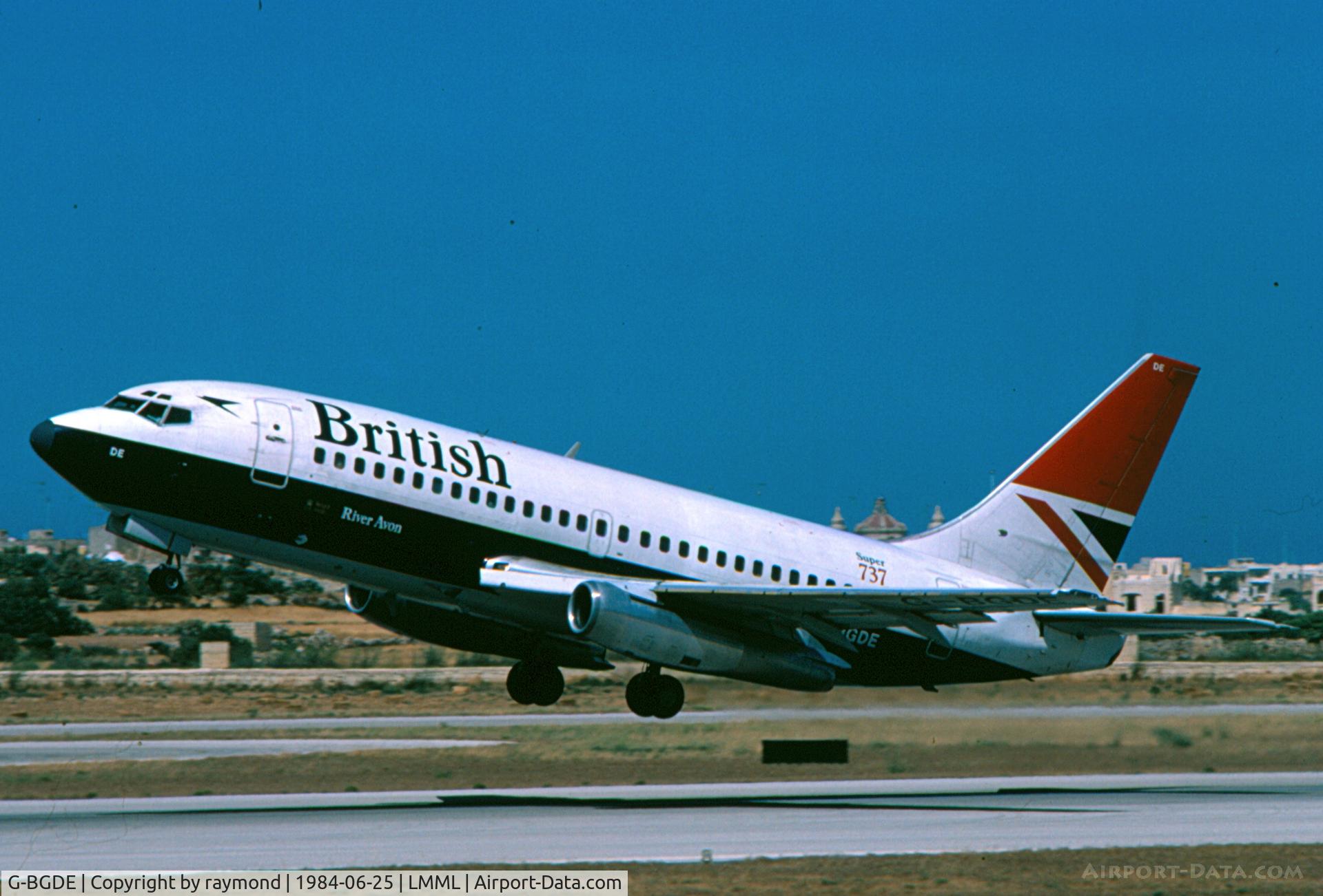 G-BGDE, 1980 Boeing 737-236 C/N 21794, B737-200 G-BGDE British