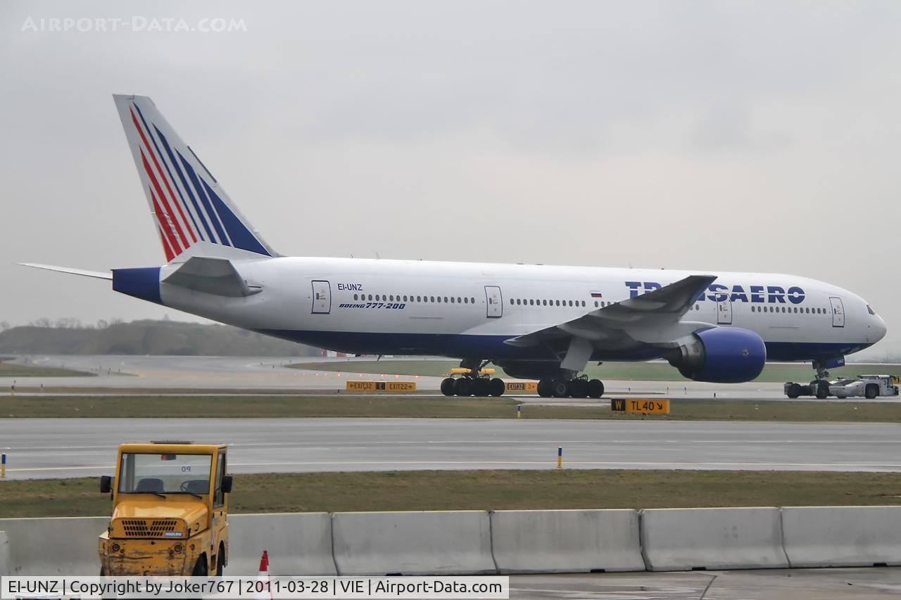 EI-UNZ, 1995 Boeing 777-222 C/N 26925, Transaero