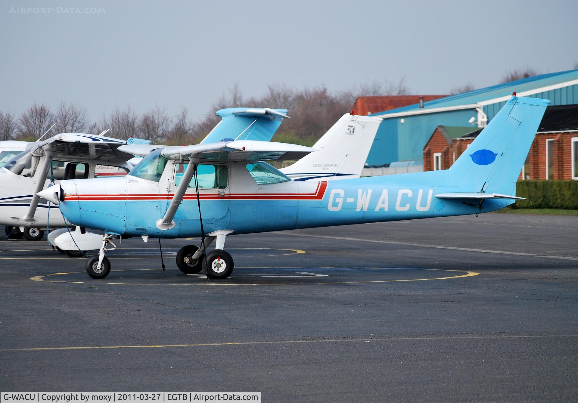 G-WACU, 1982 Reims Cessna FA152 C/N 0380, Reims Cessna FA142 Aerobat at Wycombe Air Park.