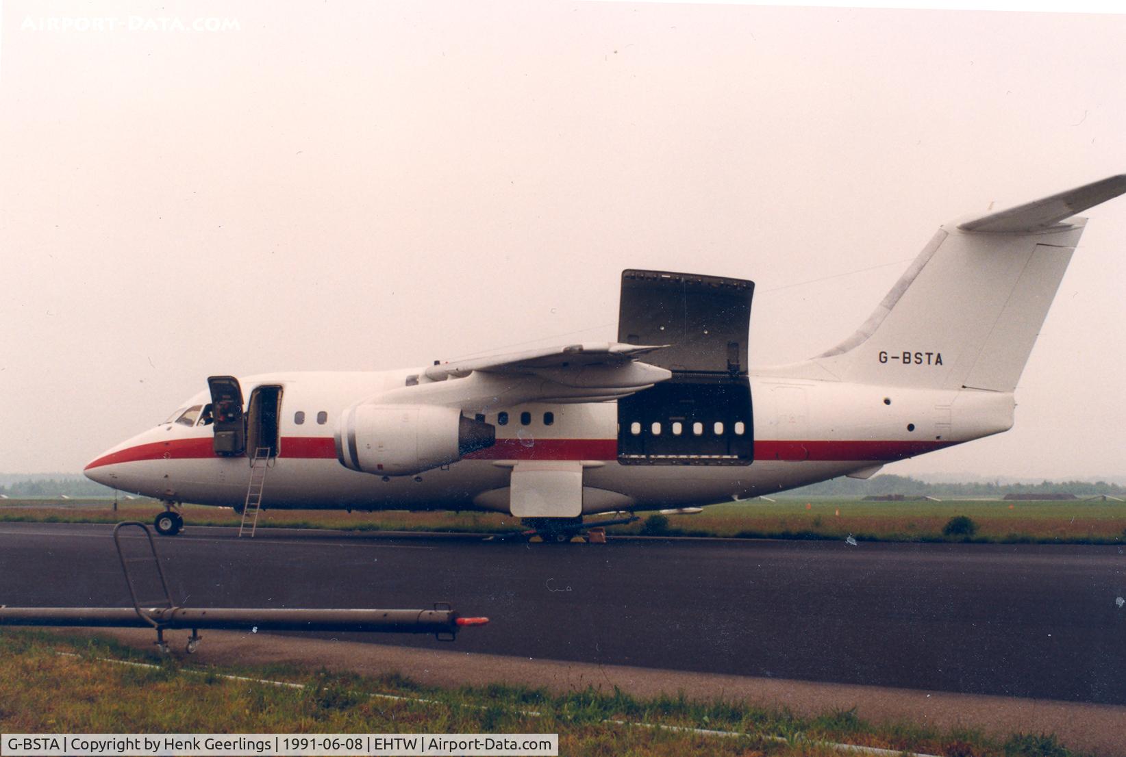 G-BSTA, 1982 British Aerospace BAe.146-100 C/N E1002, Dutch AF Openday Twenthe AFB , 1991