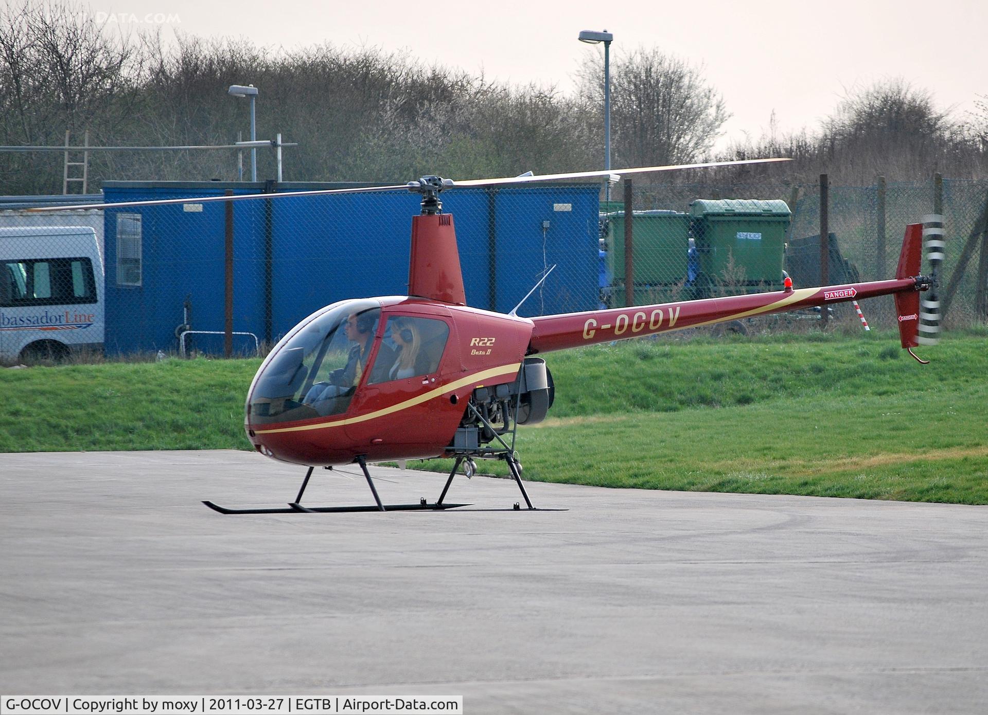 G-OCOV, 2001 Robinson R22 Beta C/N 3217, Robinson R22 Beta at Wycombe Air Park