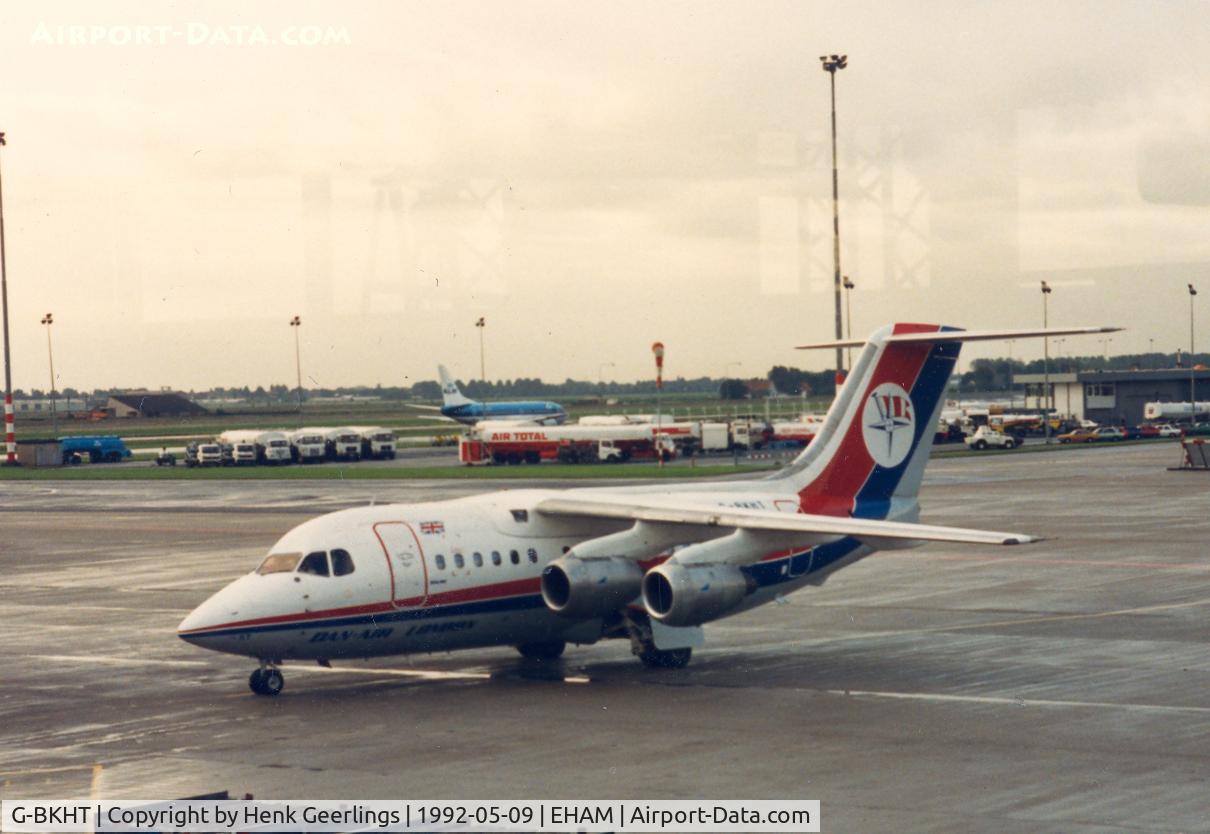 G-BKHT, 1983 British Aerospace BAe.146-100 C/N E1007, Dan-Air