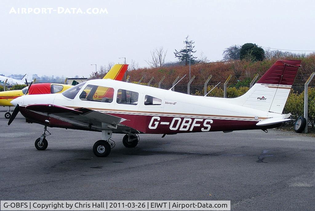 G-OBFS, 1998 Piper PA-28-161 Warrior III C/N 28-42039, Claris Aviation Ltd