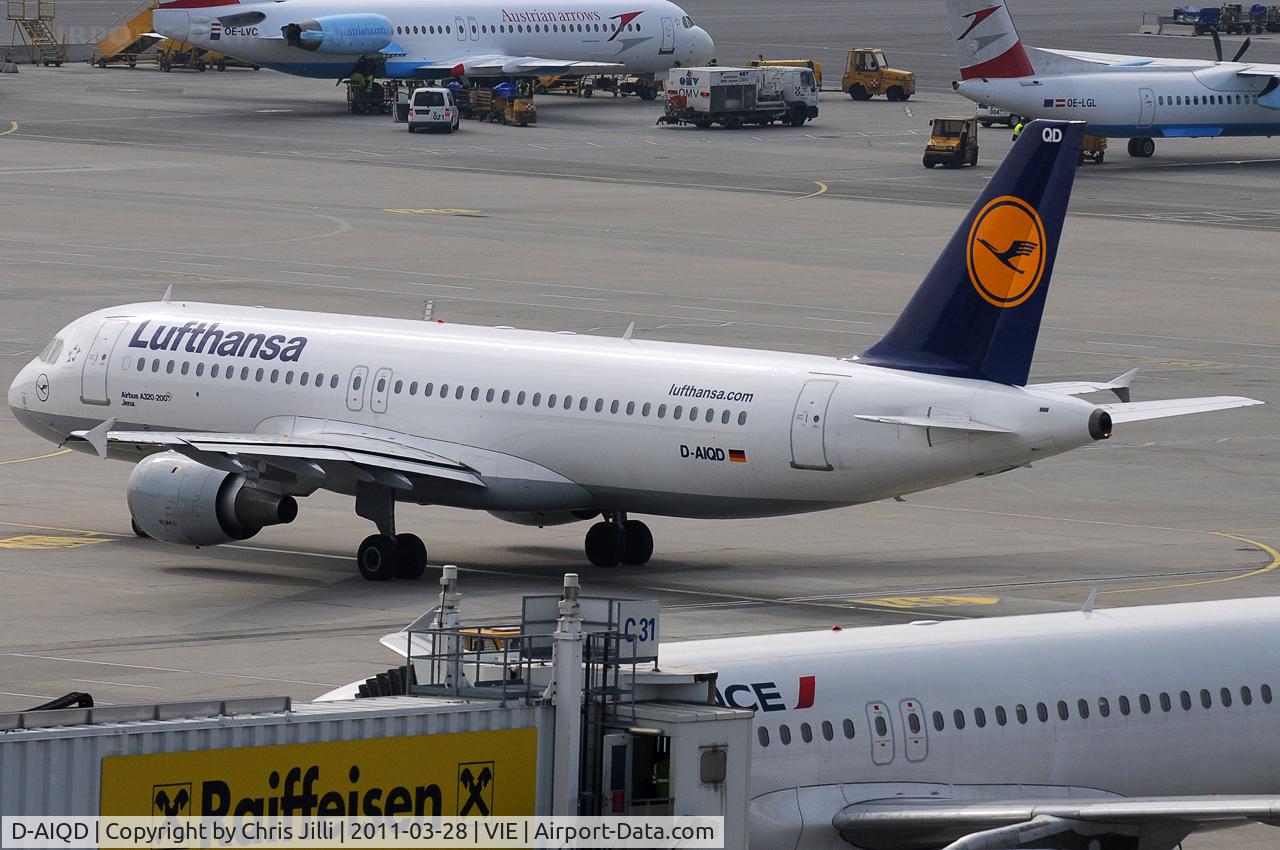 D-AIQD, 1991 Airbus A320-211 C/N 0202, Lufthansa