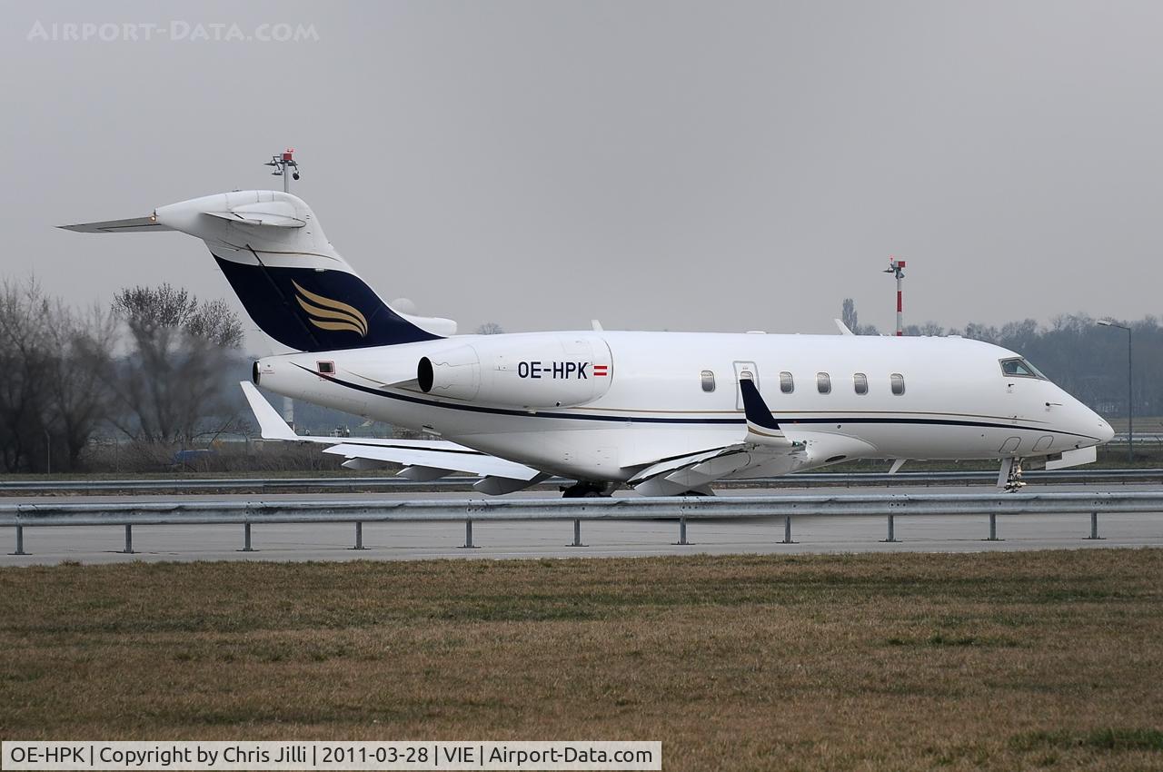 OE-HPK, 2001 Bombardier Challenger 300 (BD-100-1A10) C/N 20004, Canadair BD100
