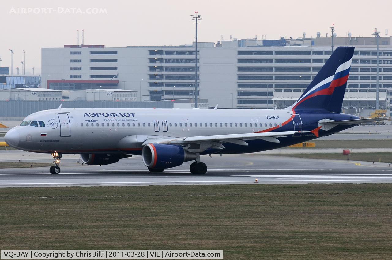 VQ-BAY, 2009 Airbus A320-214 C/N 3786, Aeroflot