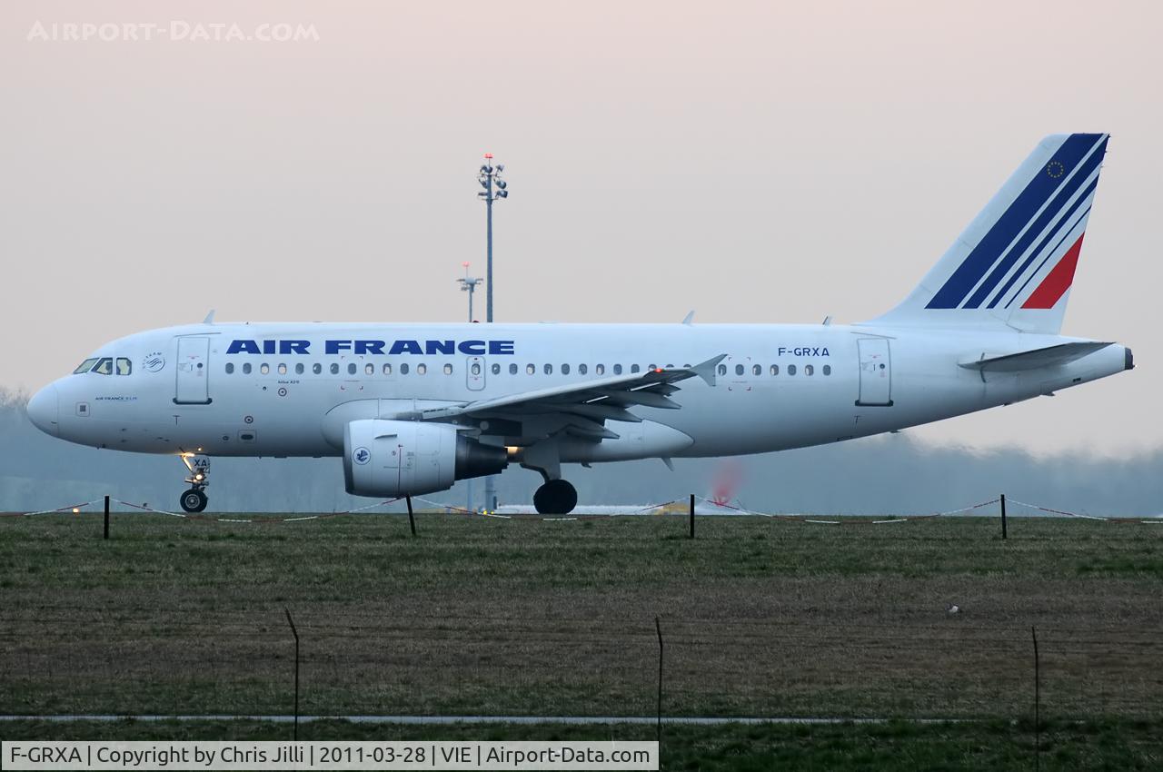 F-GRXA, 2001 Airbus A319-111 C/N 1640, Air France