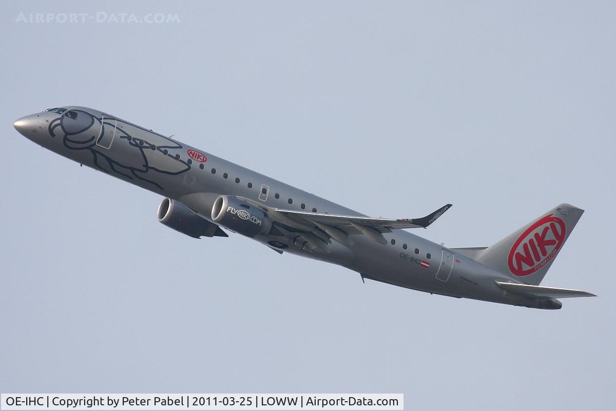 OE-IHC, 2010 Embraer 190LR (ERJ-190-100LR) C/N 19000349, VIE