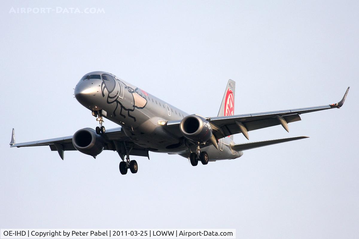 OE-IHD, 2010 Embraer E190 (ERJ-190-100) C/N 19000354, VIE