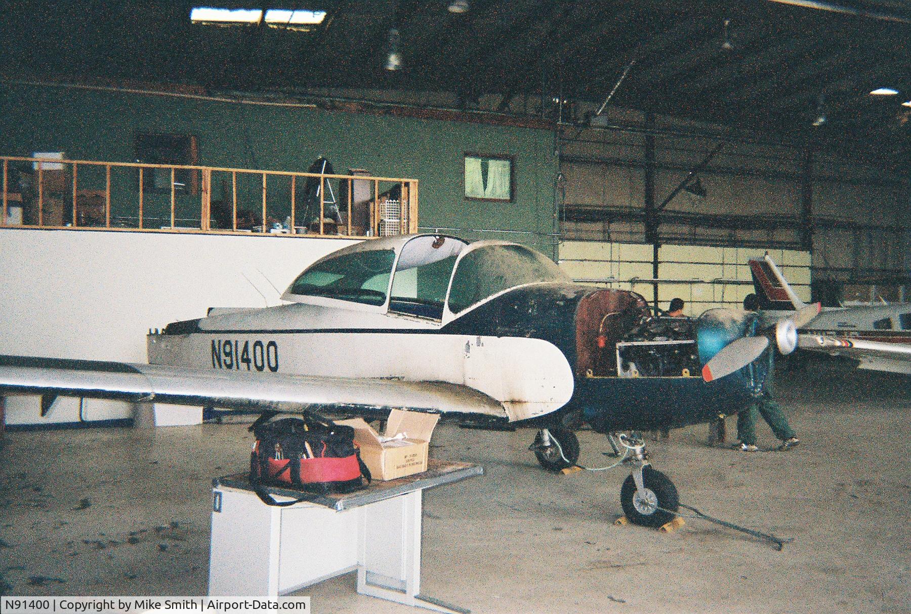 N91400, 1946 North American Navion C/N NAV-4-69, Taken apart for restoration