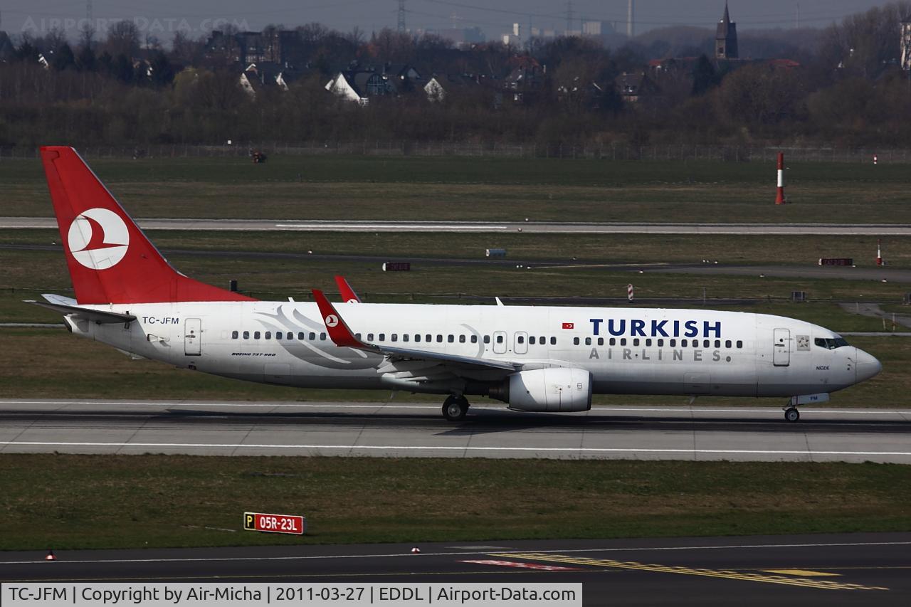 TC-JFM, 1999 Boeing 737-8F2 C/N 29775, Turkish Airlines, Name: Nigde