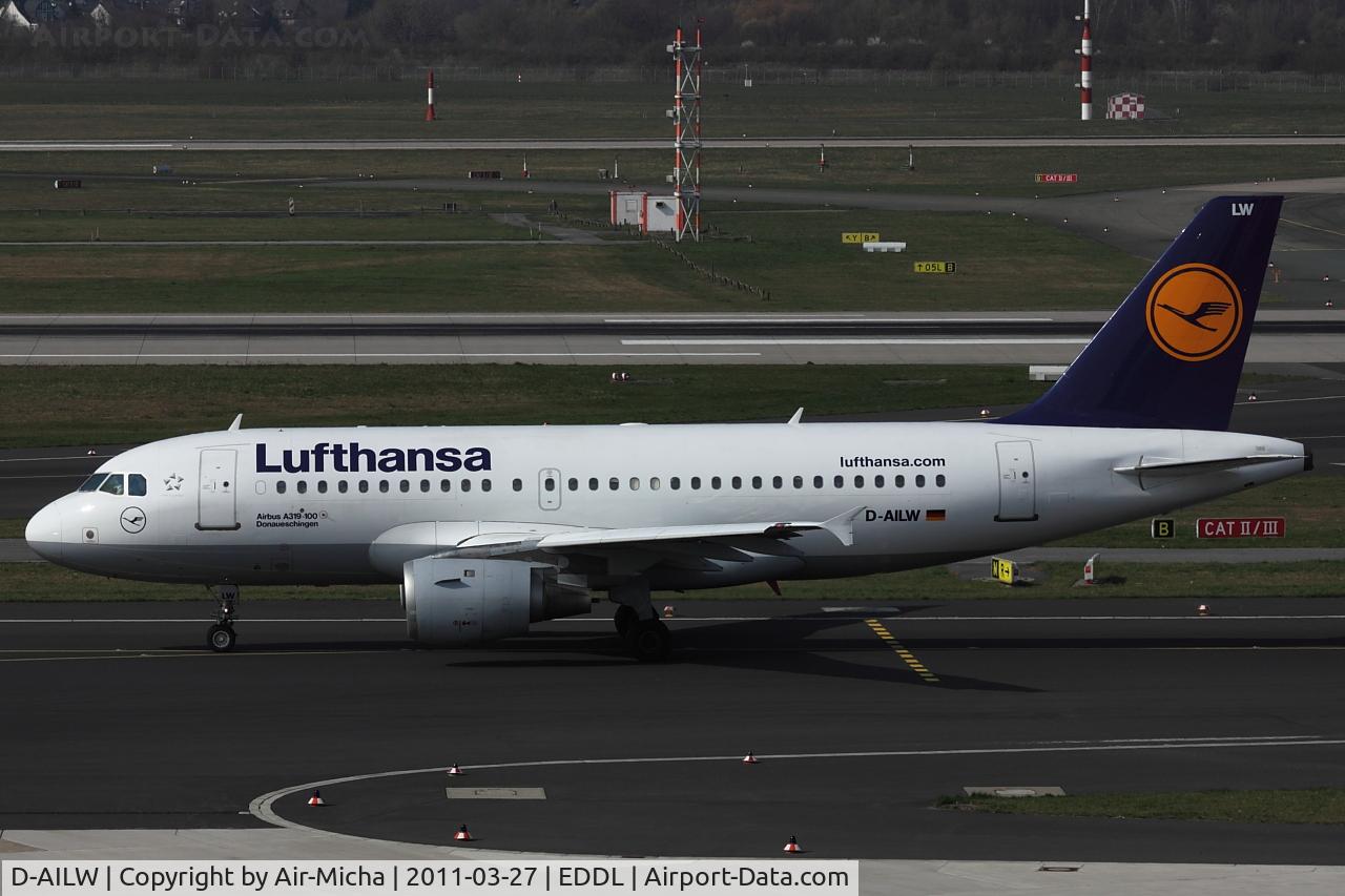 D-AILW, 1998 Airbus A319-114 C/N 853, Lufthansa, Name: Donaueschingen