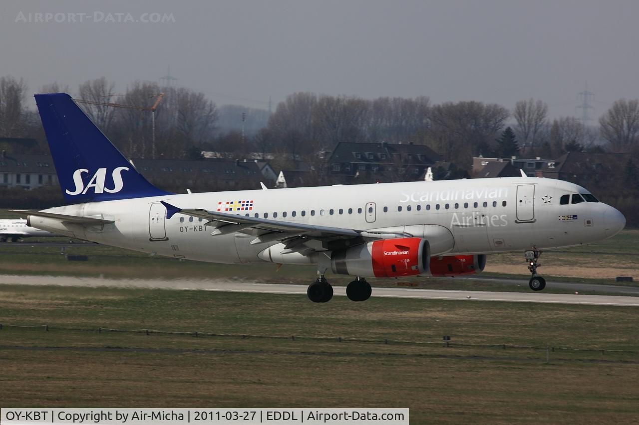 OY-KBT, 2007 Airbus A319-131 C/N 3292, SAS, Name: Ragnvald Viking